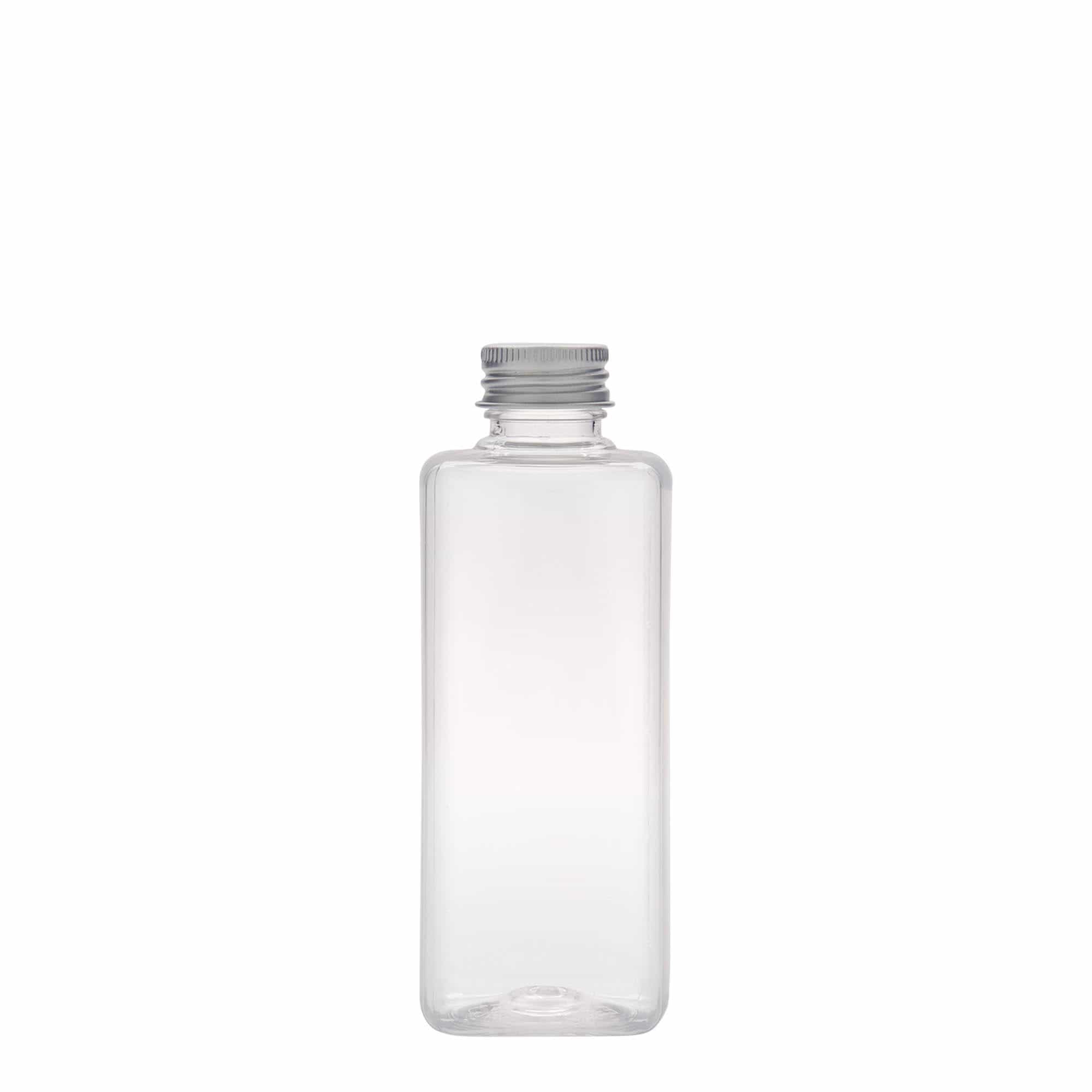 200 ml PET láhev 'Karl', čtvercová, plast, hrdlo: 24/410