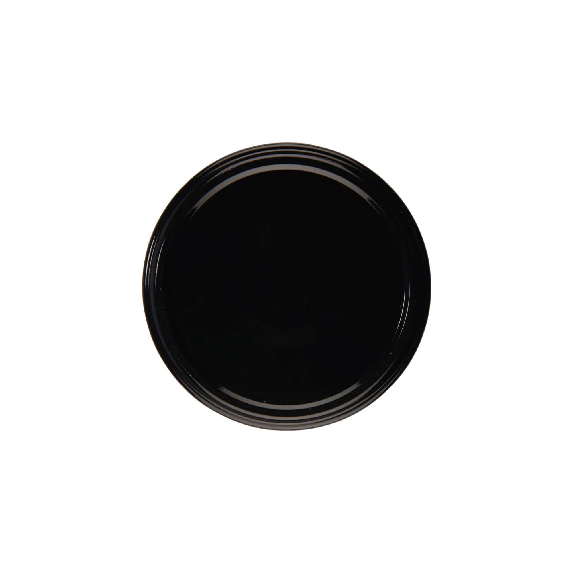 Víčko Twist-Off, plech, černé, pro hrdlo: TO 82 Víčko Twist-Off, plech, černé, pro hrdlo: TO 82