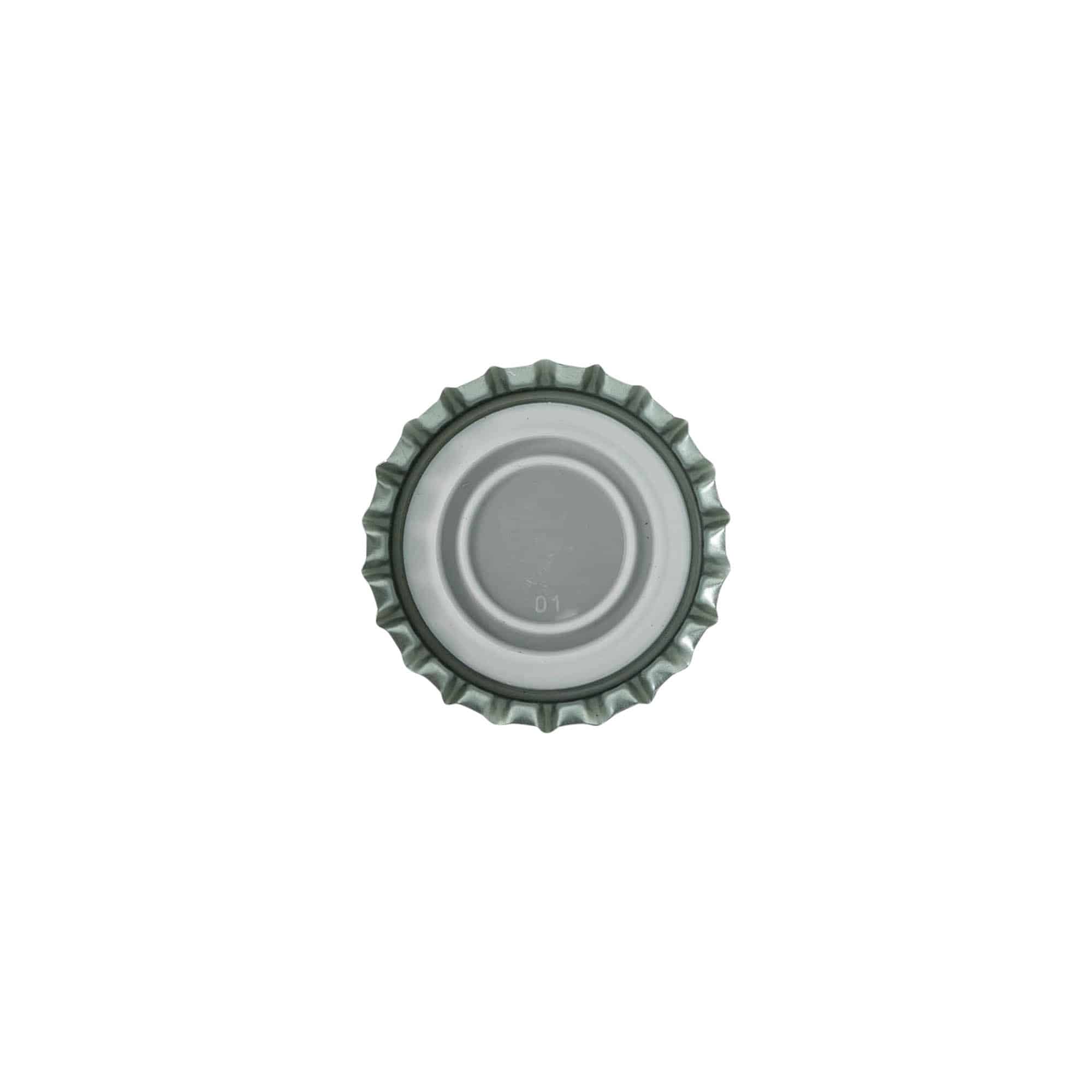Korunkový uzávěr 29 mm, kov, černý