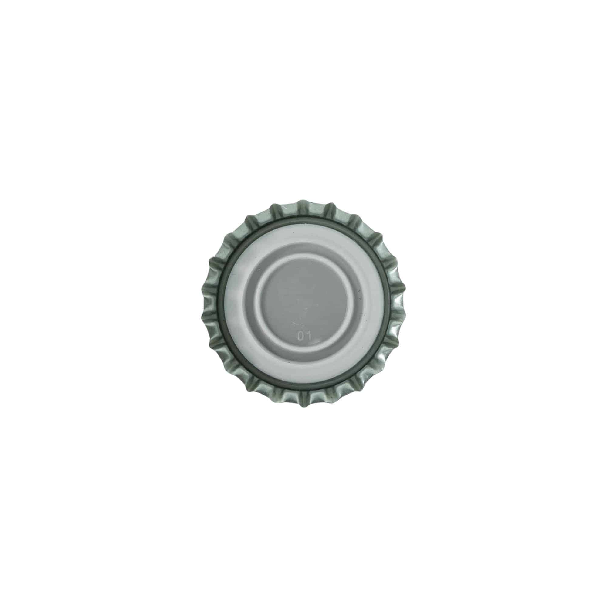 Korunkové uzávěry 29 mm, kov, černé