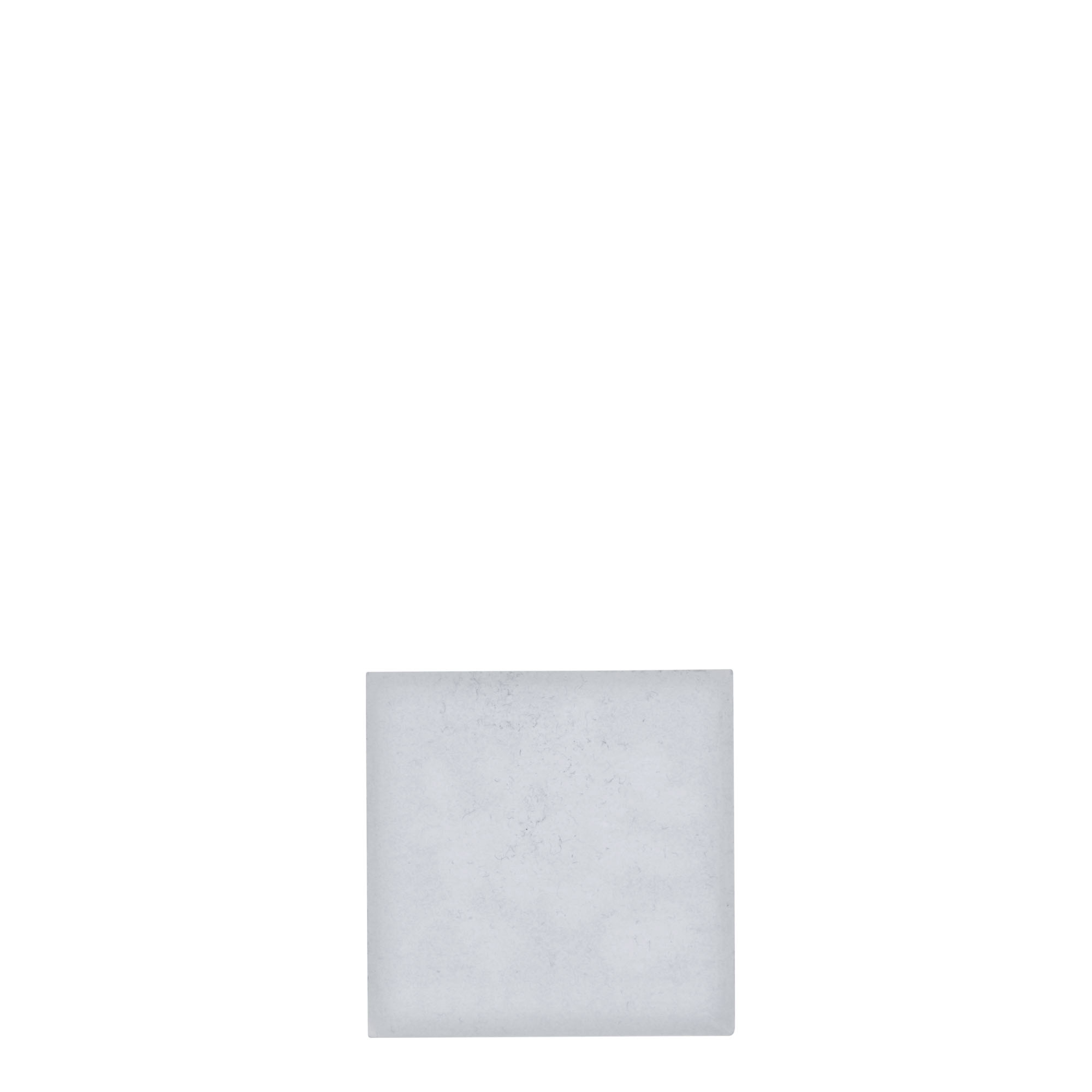 Cínová etiketa „Borůvka“, čtvercová, kovová, stříbrná Cínová etiketa „Borůvka“, čtvercová, kovová, stříbrná