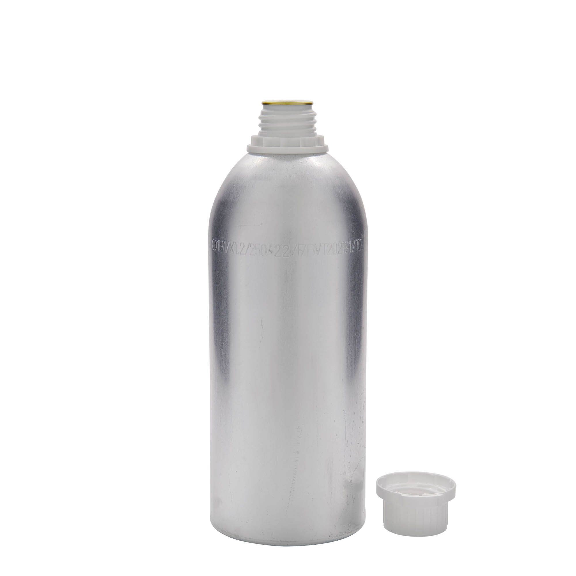 1100 ml hliníková láhev, kov, stříbrná, hrdlo: DIN 32 1100 ml hliníková láhev, kov, stříbrná, hrdlo: DIN 32