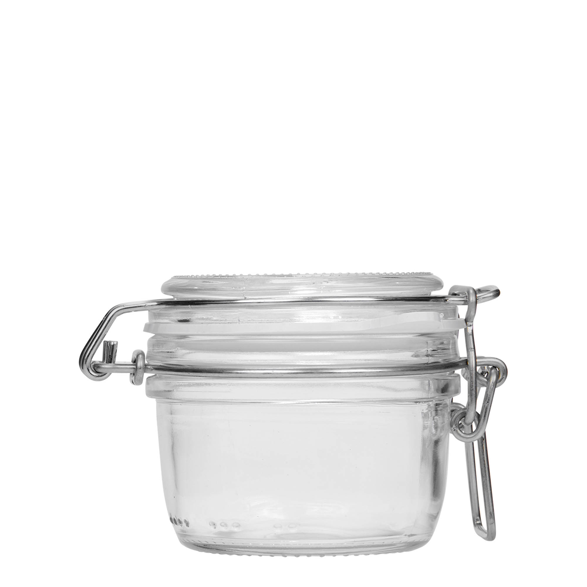 125 ml sklenice s drátěným uzávěrem 'Fido', hrdlo: drátěný uzávěr 125 ml sklenice s drátěným uzávěrem 'Fido', hrdlo: drátěný uzávěr