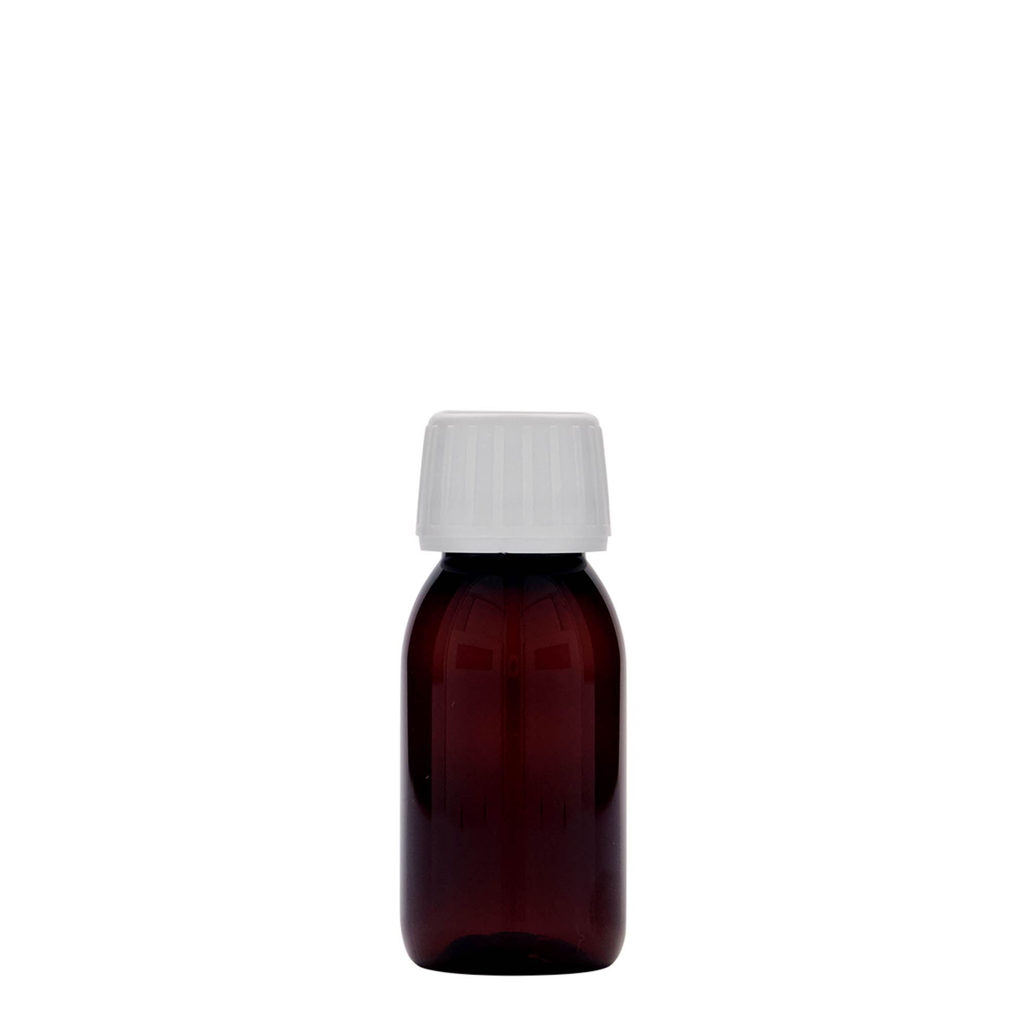 60 ml PET lékovka, hnědá, plast, hrdlo: PP 28 60 ml PET lékovka, hnědá, plast, hrdlo: PP 28