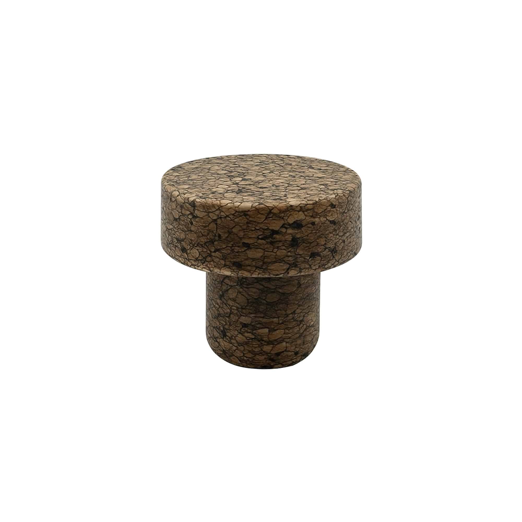 Zátka s úchopem 'Sharp' 22,5 mm, Corkcoal, pro hrdlo: korek s miskovým hrdlem Zátka s úchopem 'Sharp' 22,5 mm, Corkcoal, pro hrdlo: korek s miskovým hrdlem