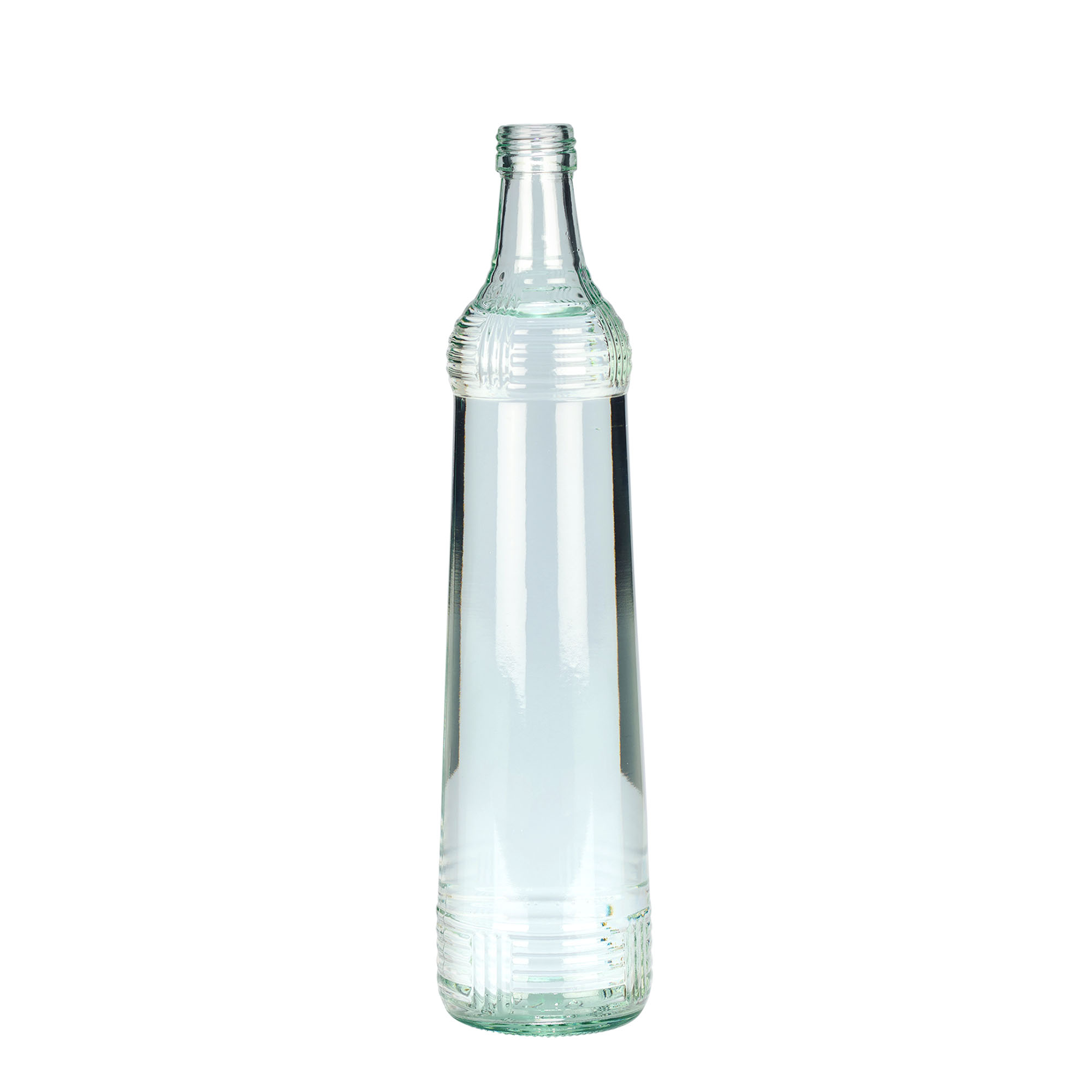700 ml skleněná láhev vodka Zwiebelturm, hrdlo: PP 28