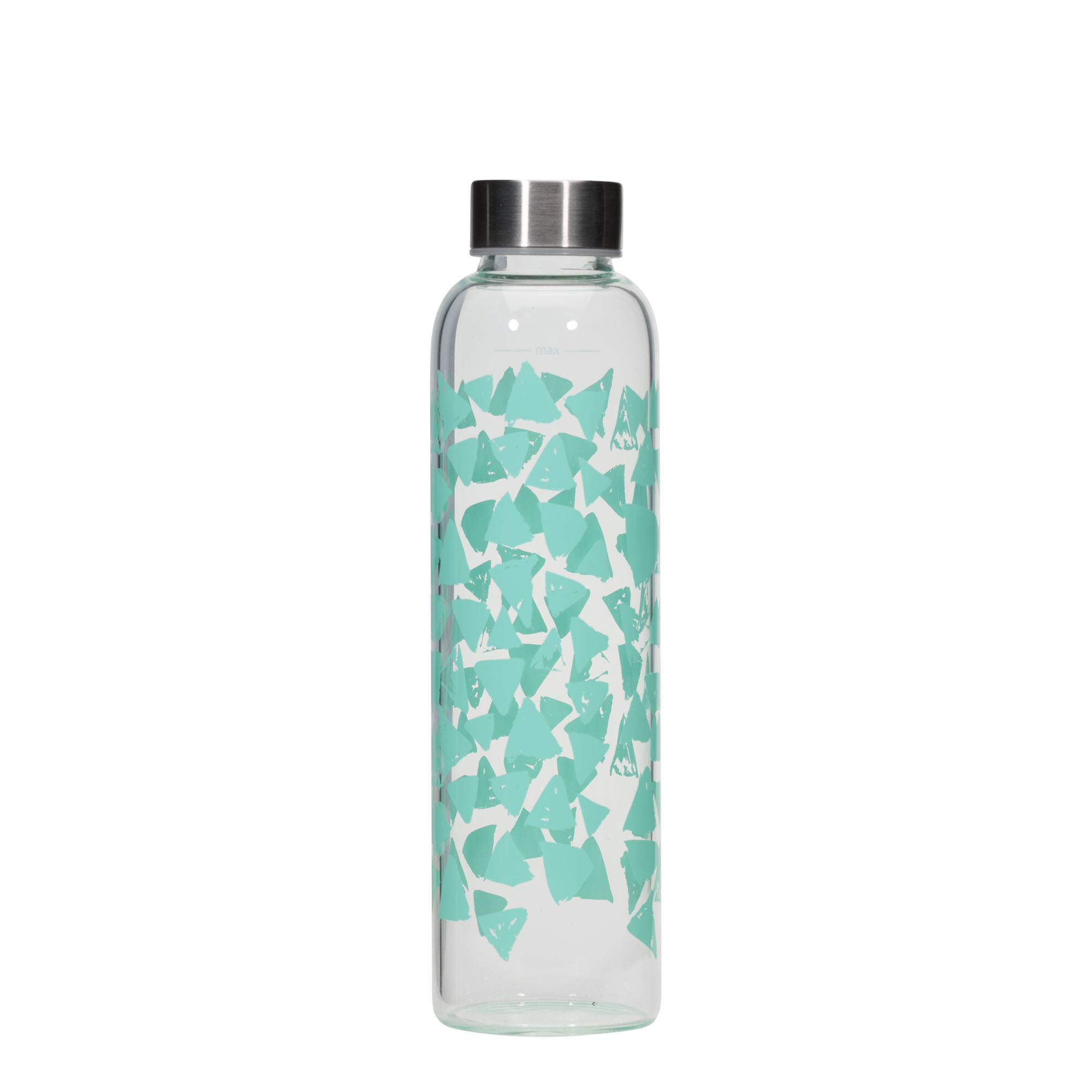 500 ml láhev na pití 'Perseus - Tyrkysové trojúhelníky', hrdlo: závitové uzavírání 500 ml láhev na pití 'Perseus - Tyrkysové trojúhelníky', hrdlo: závitové uzavírání
