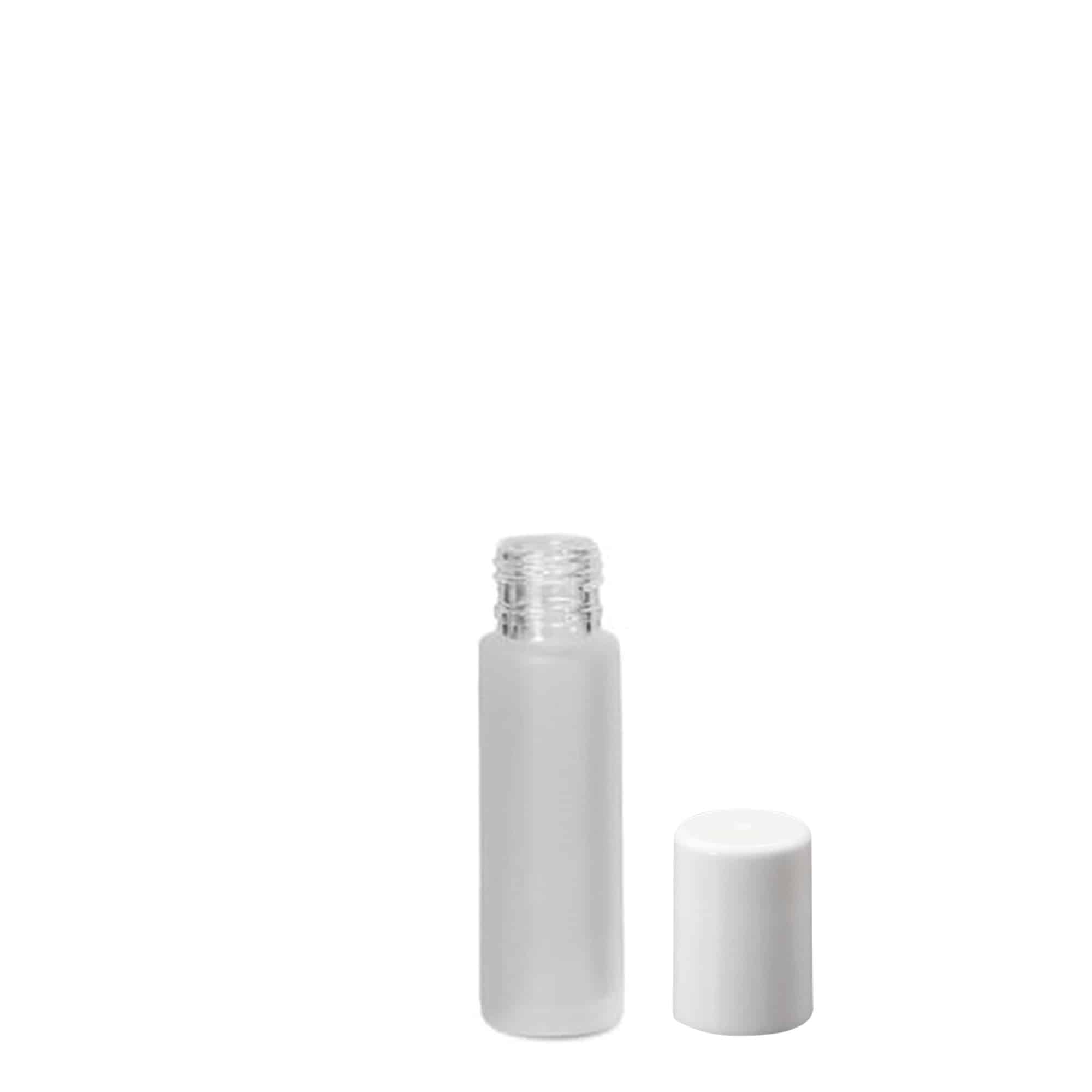 10 ml roll-on lahvička, sklo, matná, hrdlo: šroubovací uzávěr