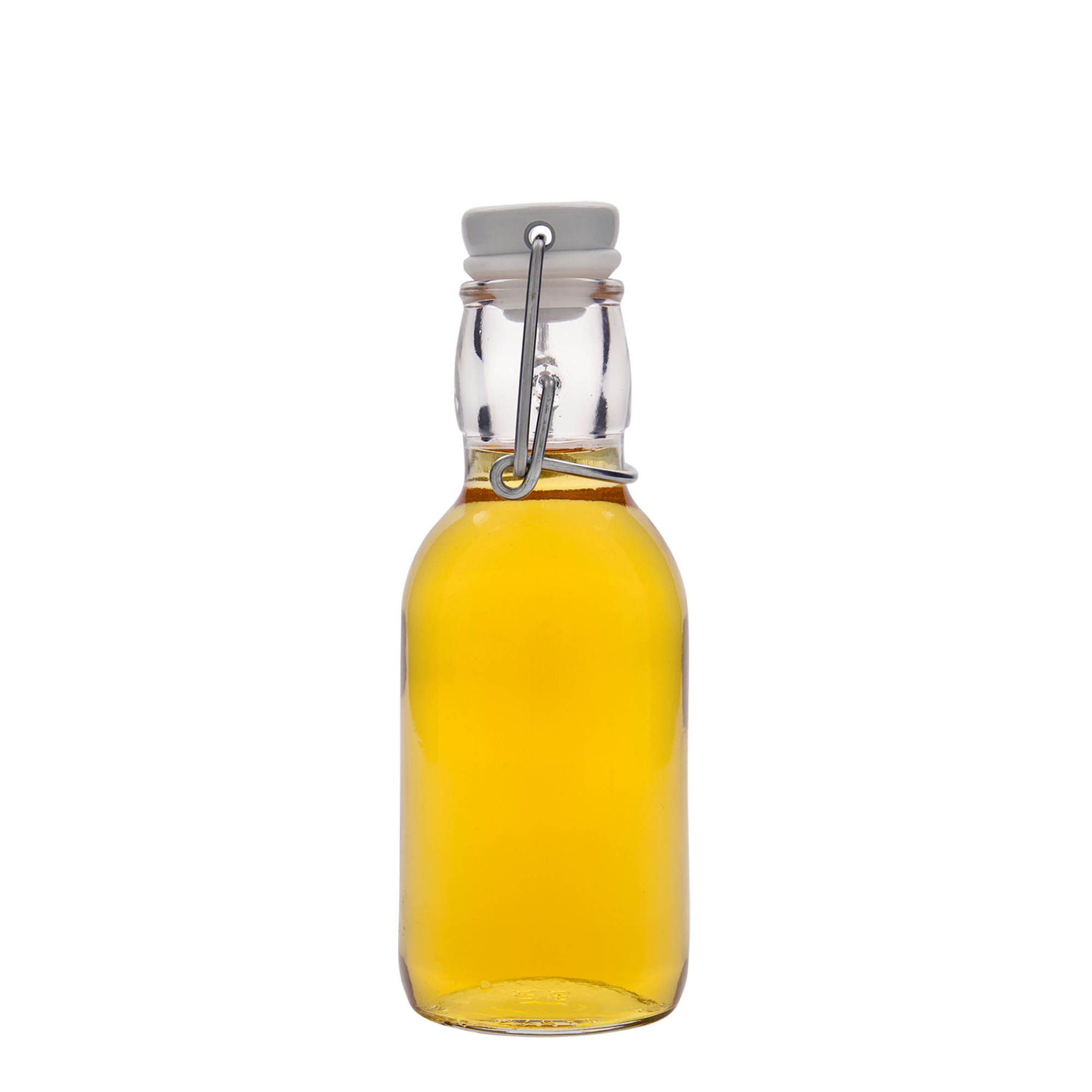 250 ml skleněná láhev 'Emilia', hrdlo: uzávěr s pákou