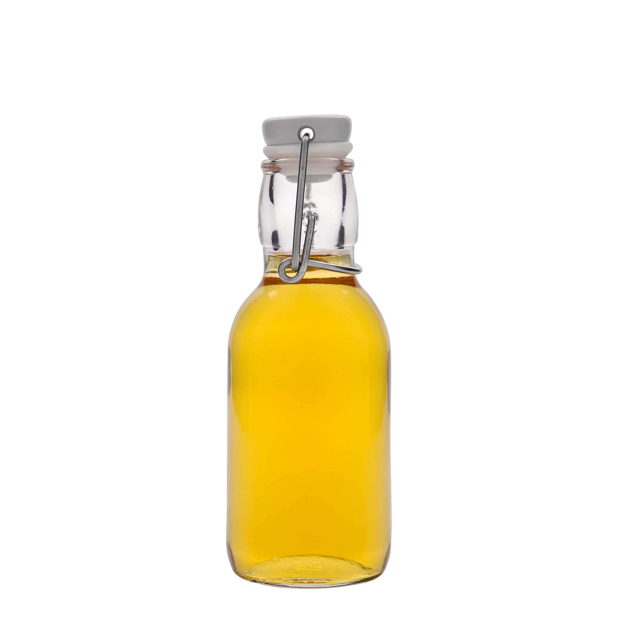 250 ml skleněná láhev 'Emilia', hrdlo: uzávěr s pákou