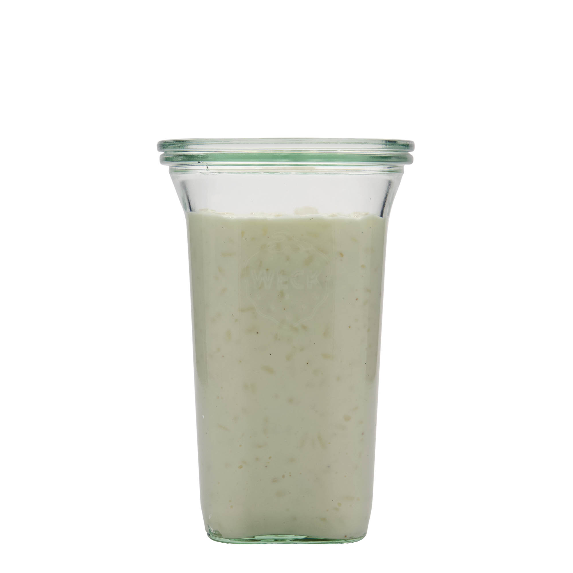 795 ml WECK Quadro sklenice, čtvercová, hrdlo: kulatý okraj