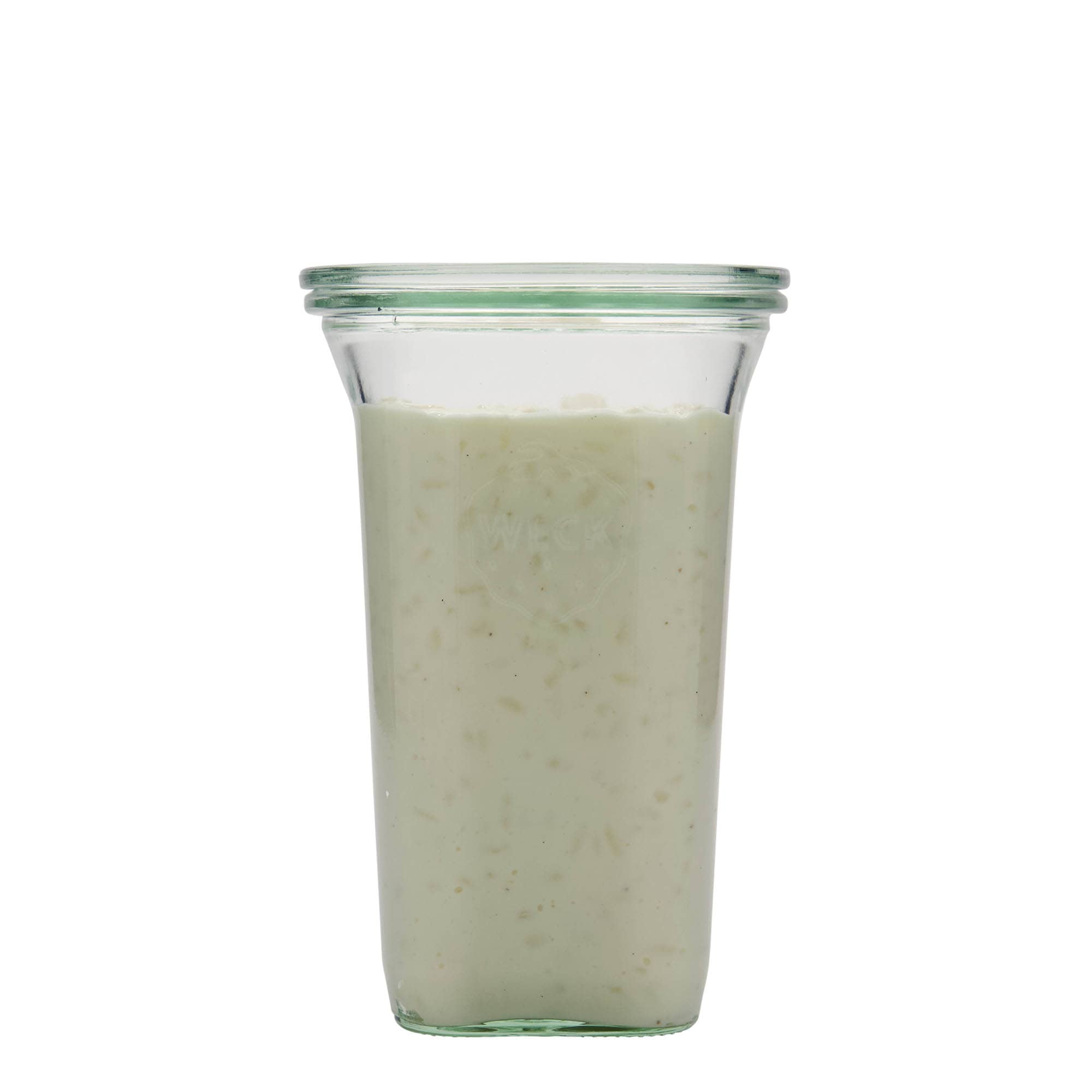795 ml WECK Quadro sklenice, čtvercová, hrdlo: kulatý okraj