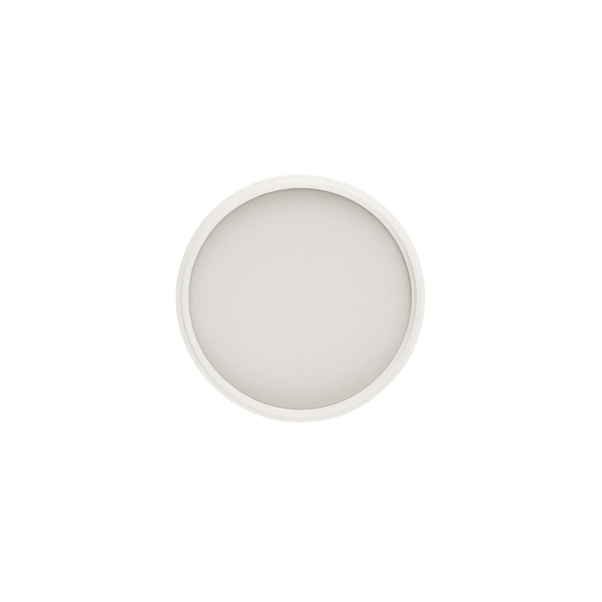 Uzávěr na šroub pro 60 ml „Brown Line“, HPM plast, bílý