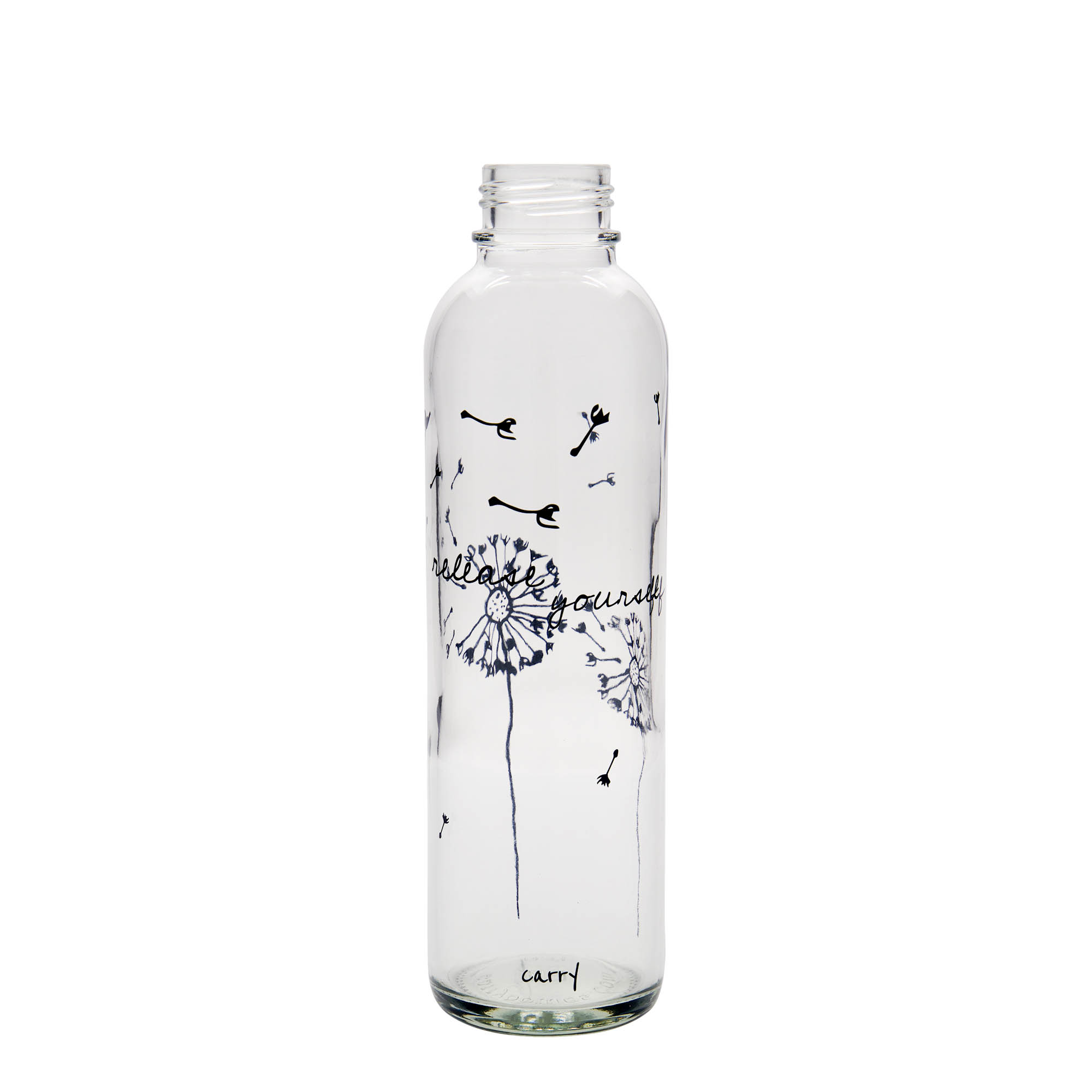 700 ml láhev na pití CARRY Bottle, motiv: Uvolni se, uzávěr: šroubovací