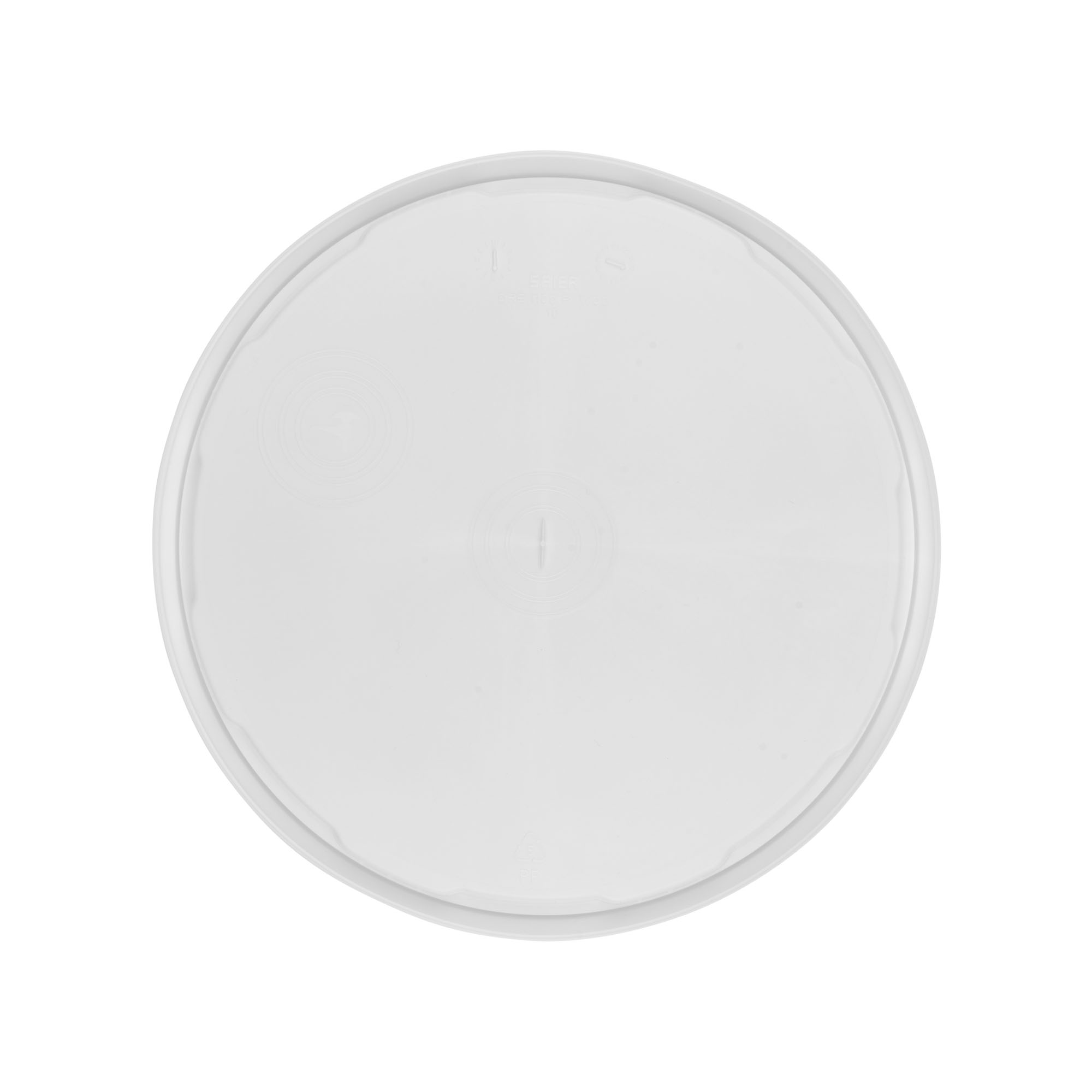 Víko pro 12,5 l kýbl, plast PP, bílé