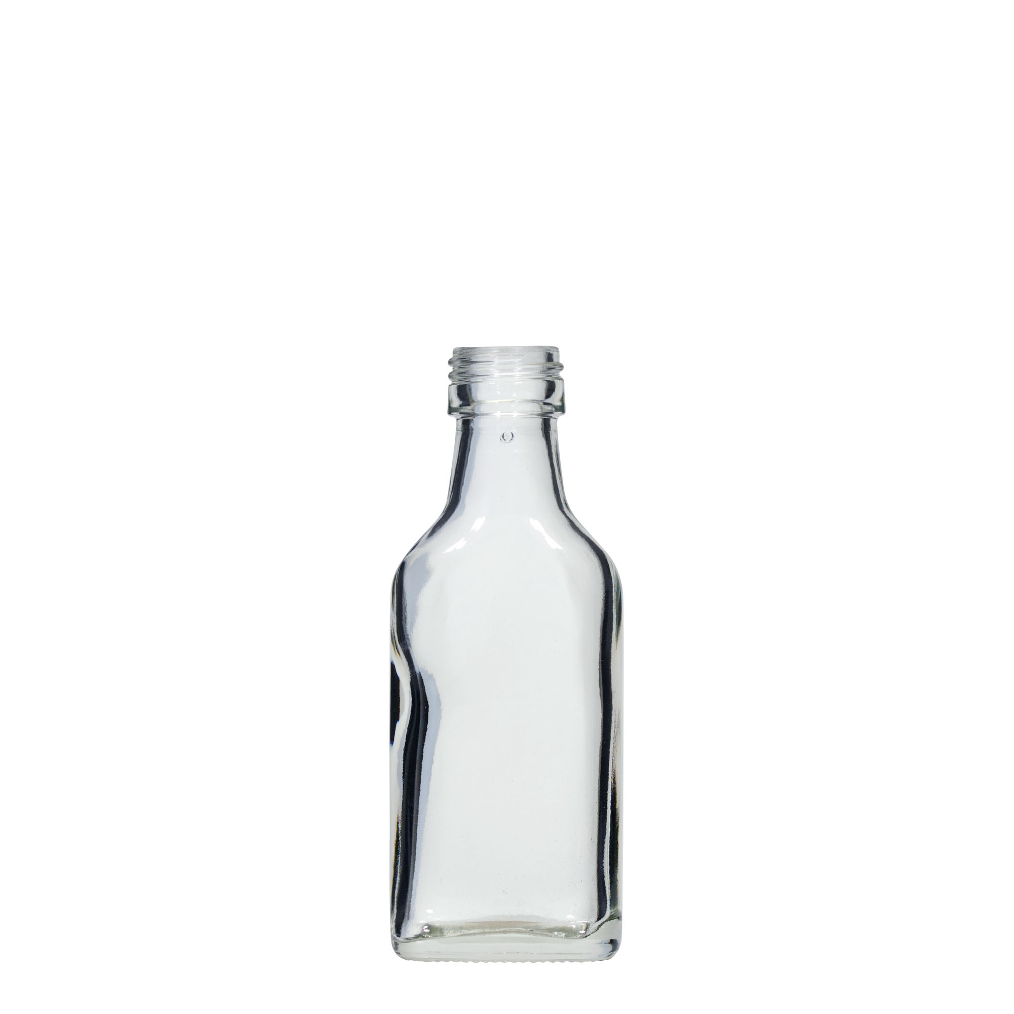 40 ml kapesní lahvička, obdélníková, hrdlo: PP 22 40 ml kapesní lahvička, obdélníková, hrdlo: PP 22