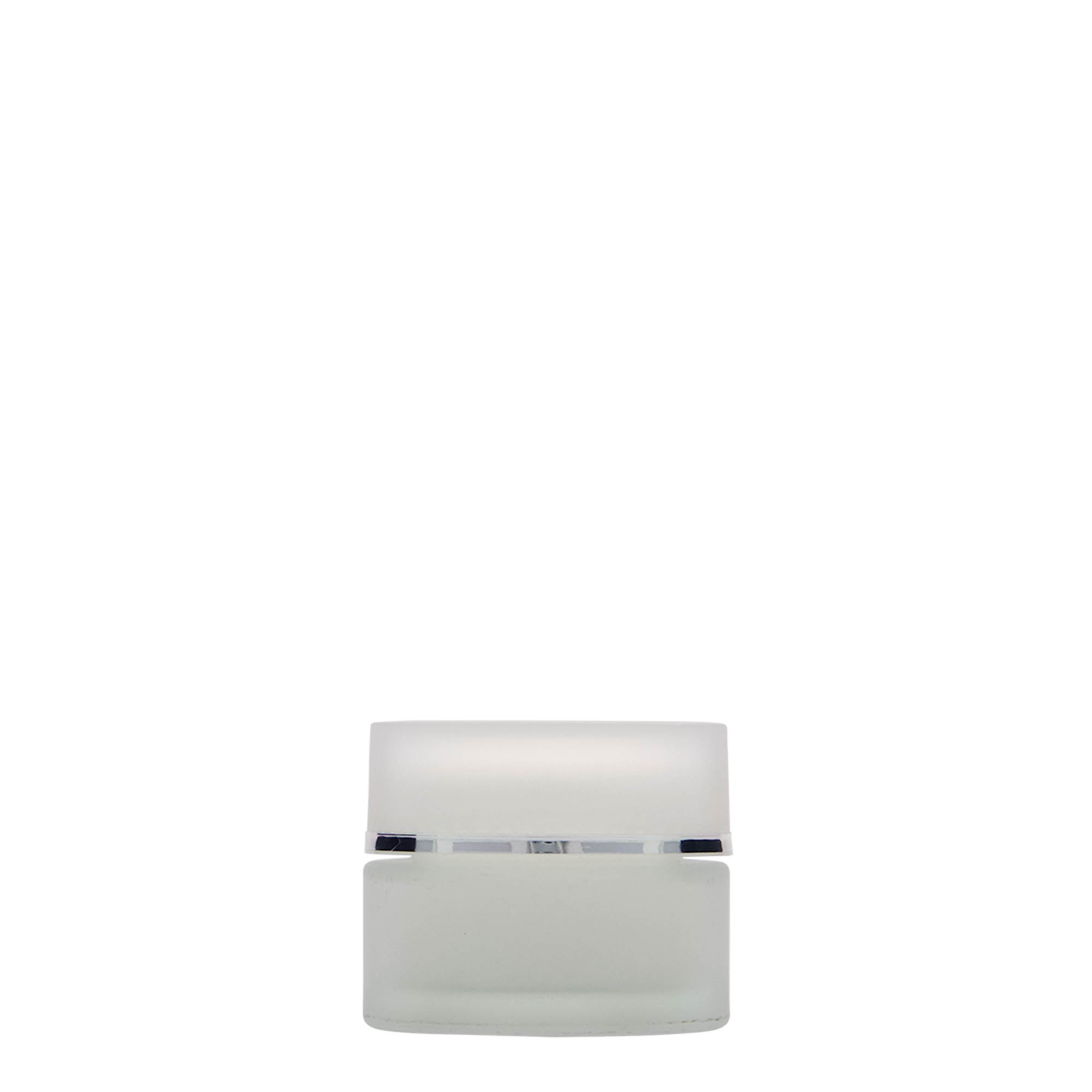 15 ml kelímek „Platin Edition“, sklo, matné, hrdlo: šroubovací uzávěr