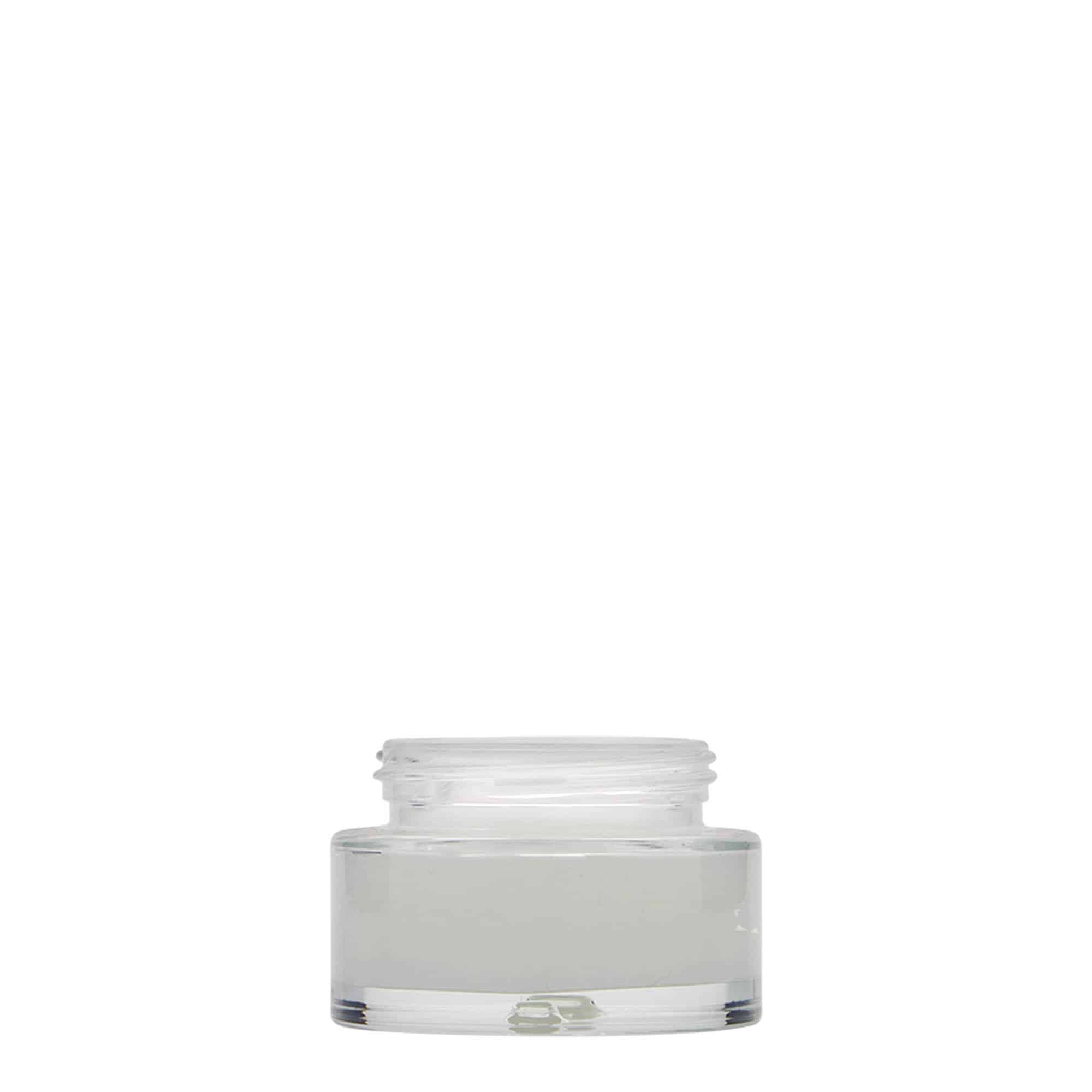 30 ml kelímek 'Clear Edition', sklo, hrdlo: závitové uzavírání
