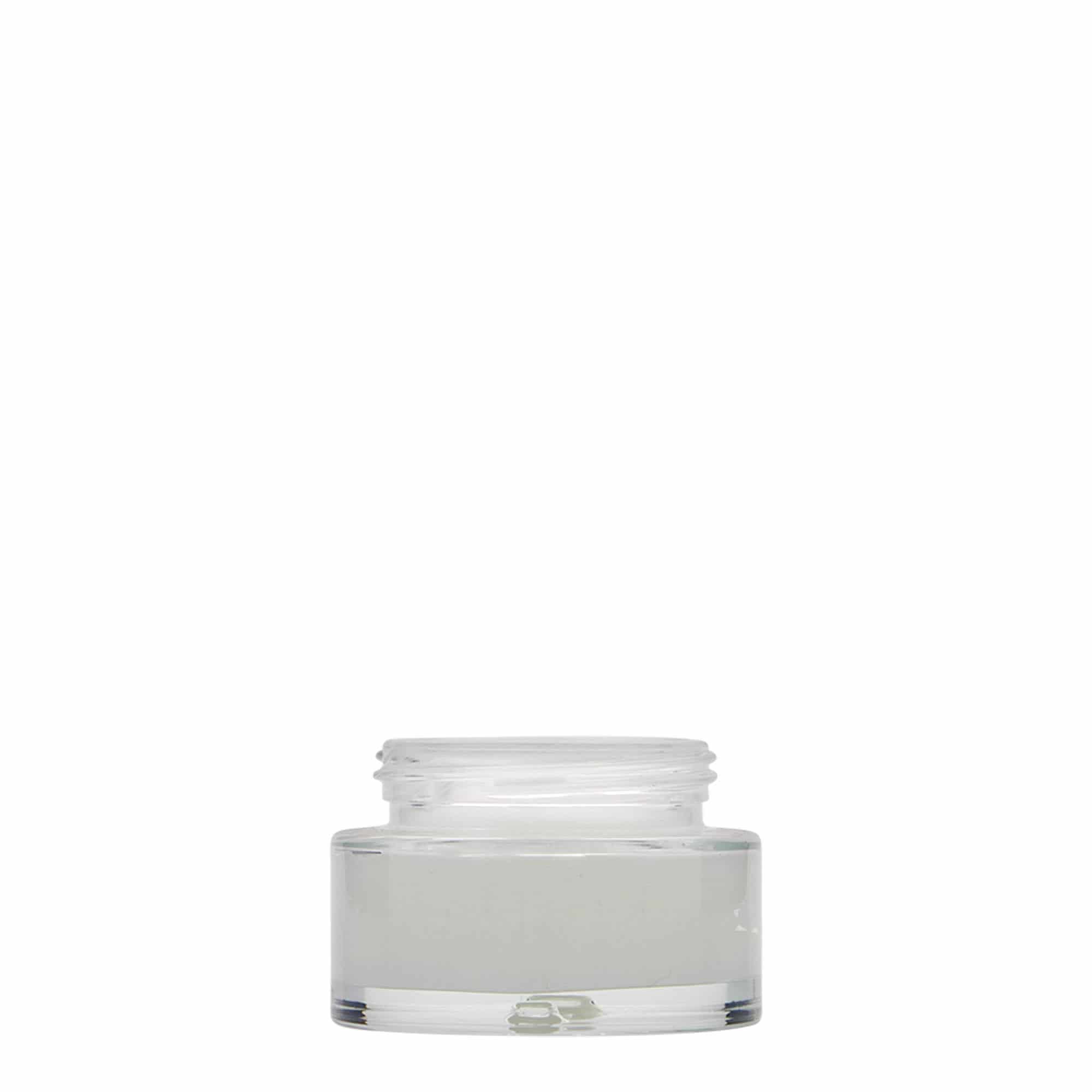 30 ml kelímek 'Clear Edition', sklo, hrdlo: závitové uzavírání