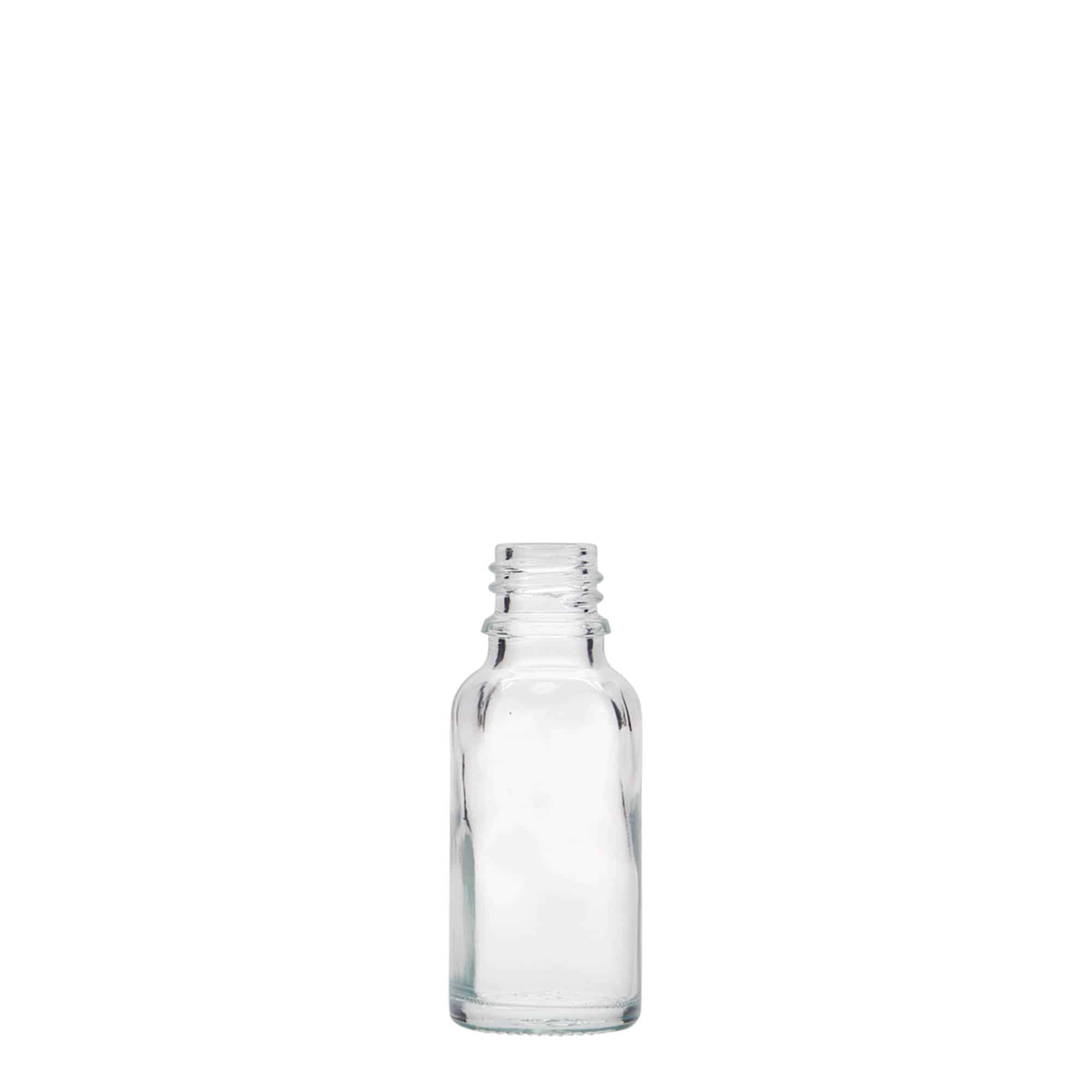 Lékovka 20 ml, sklo, ústí: DIN 18 Lékovka 20 ml, sklo, ústí: DIN 18