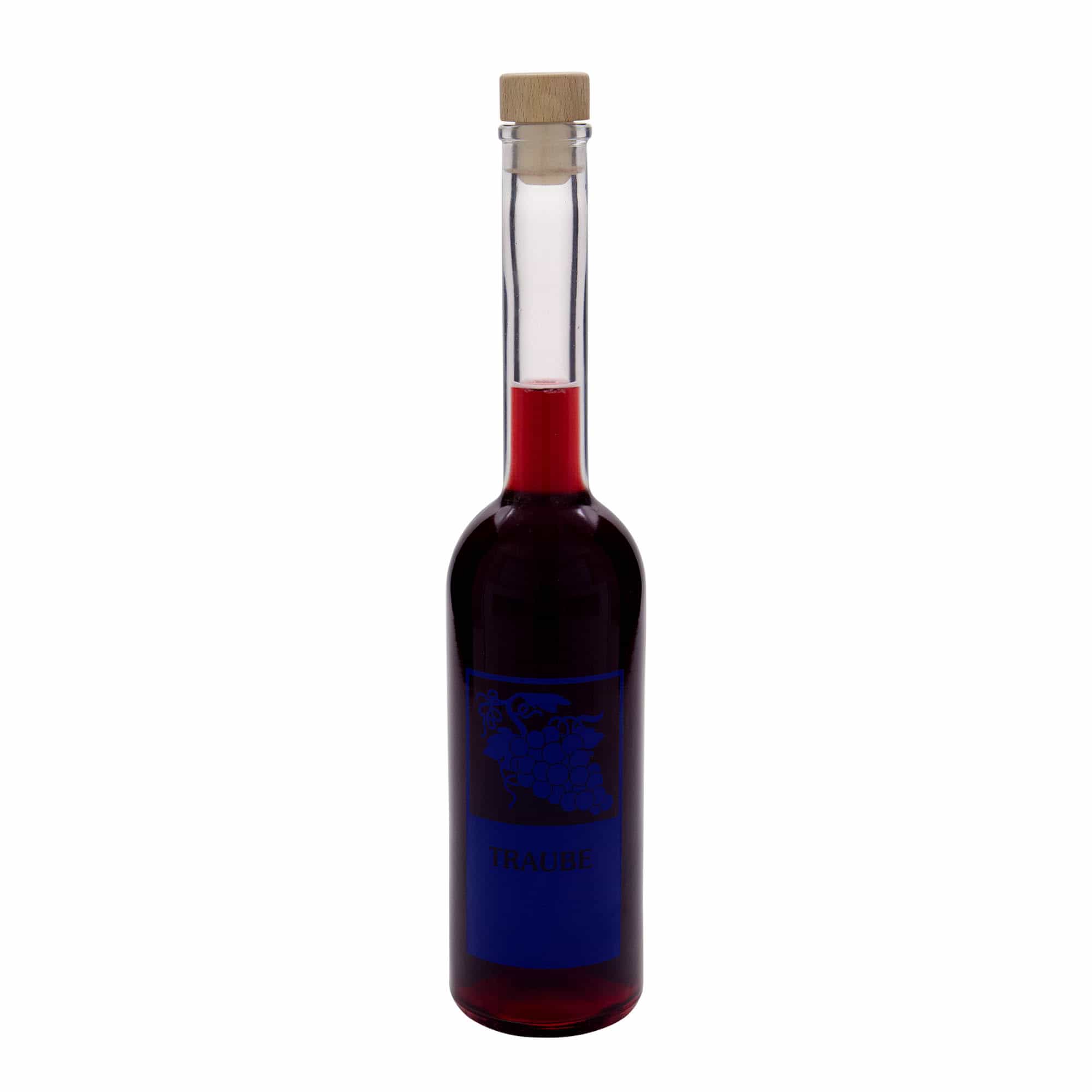 500 ml skleněná láhev „Opera“, motiv: hrozen, hrdlo: korkové