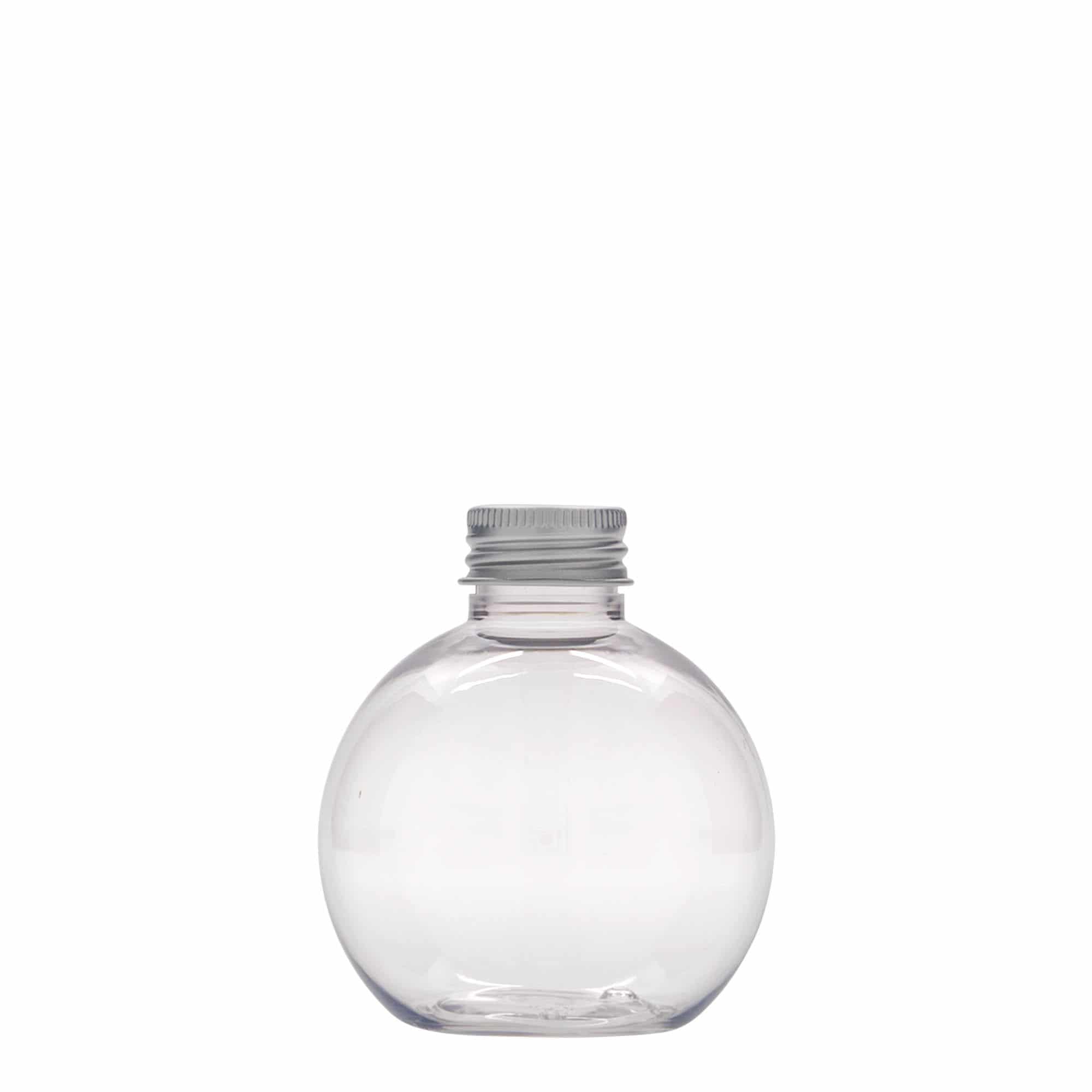 PET lahev 150 ml 'Perry', kulatá, plastová, ústí: GPI 24/410