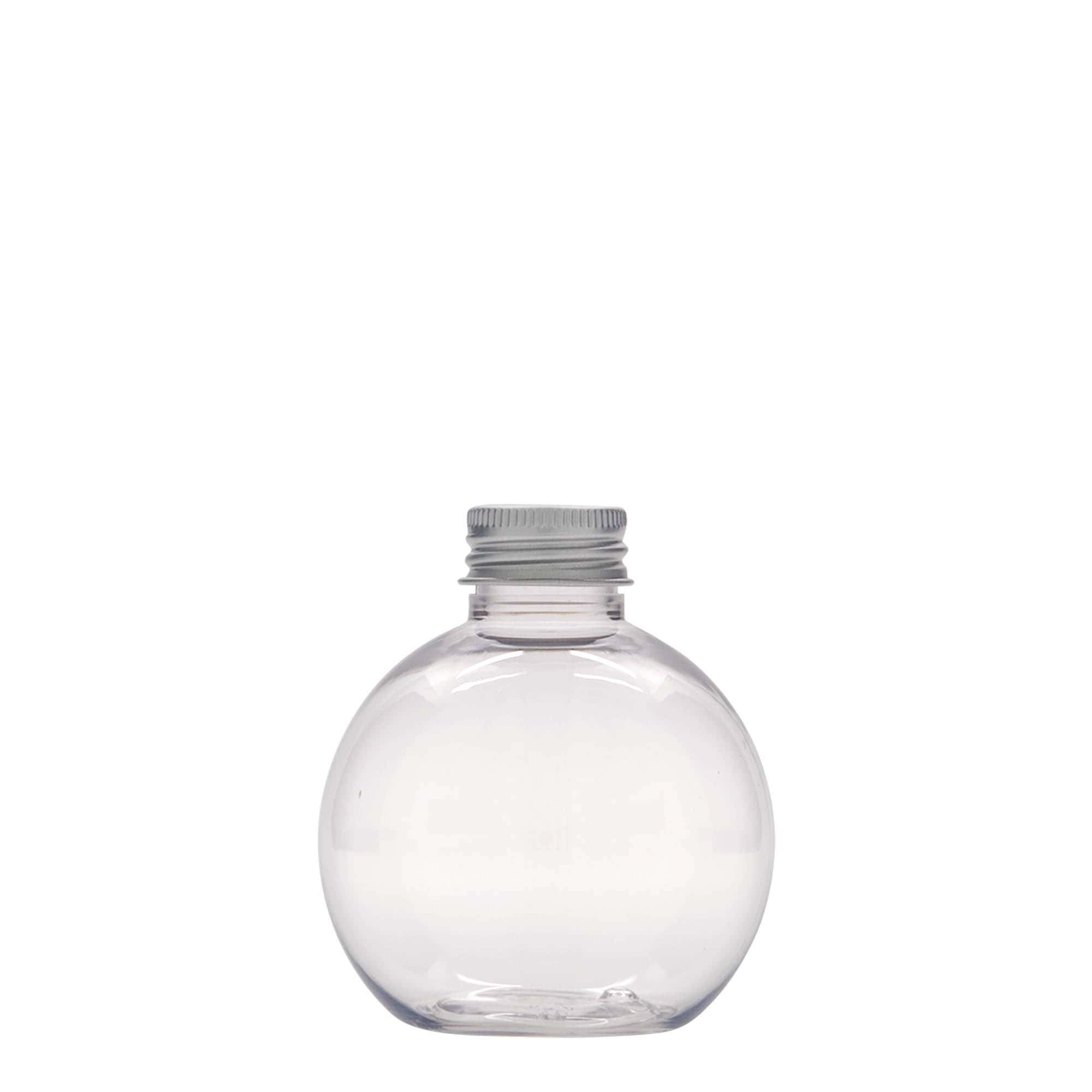 150 ml PET láhev „Perry“, kulatá, plast, hrdlo: 24/410