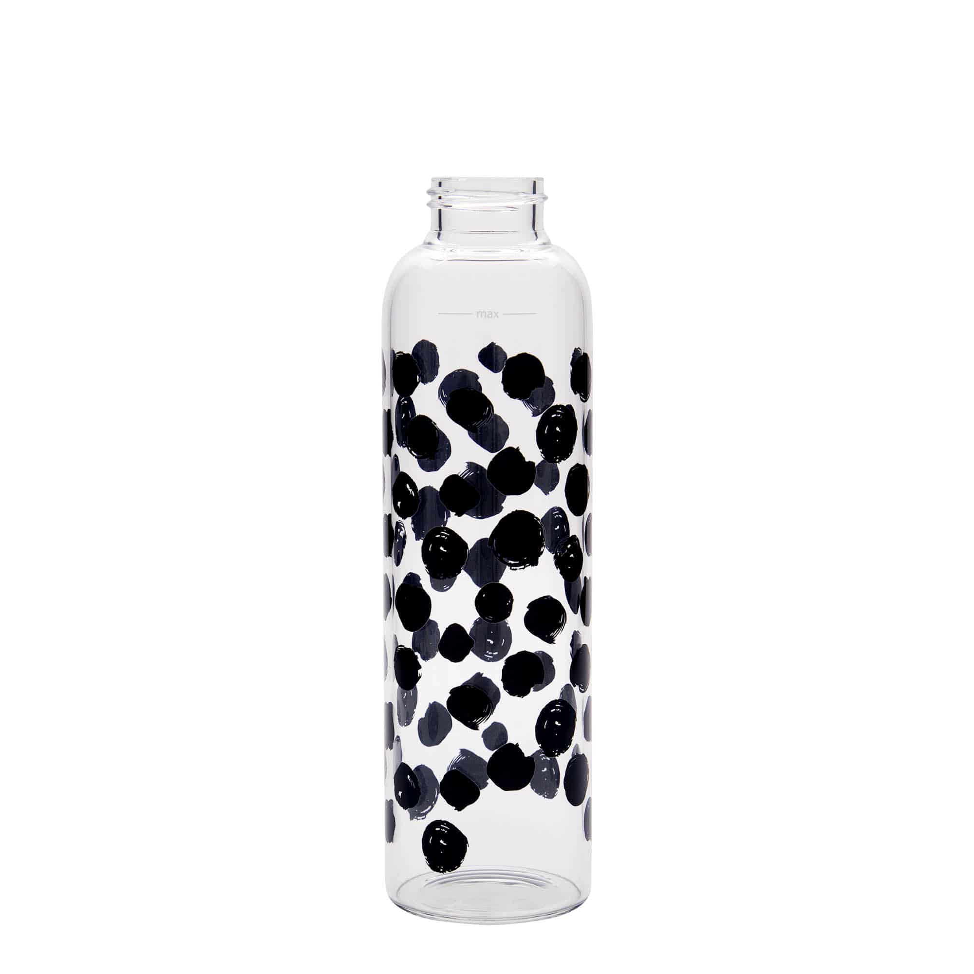 Lahev na pití 500 ml 'Perseus', motiv: černé puntíky, uzávěr: šroubovací uzávěr
