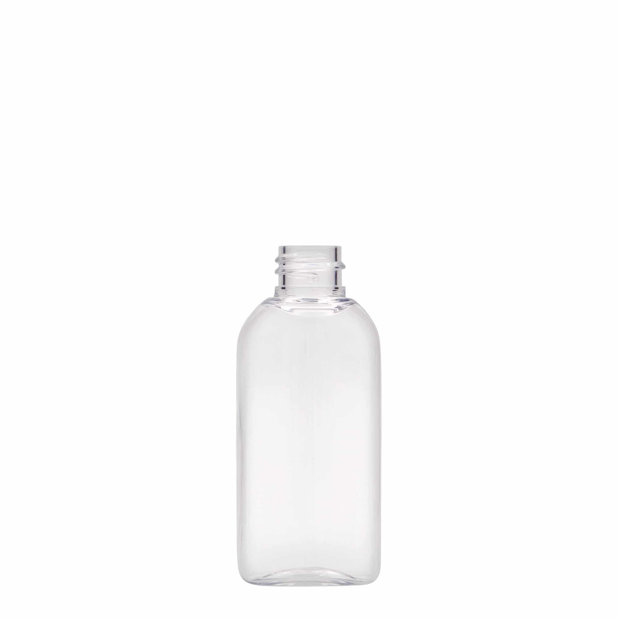 50 ml PET láhev „Iris“, oválná, plast, hrdlo: 20/410
