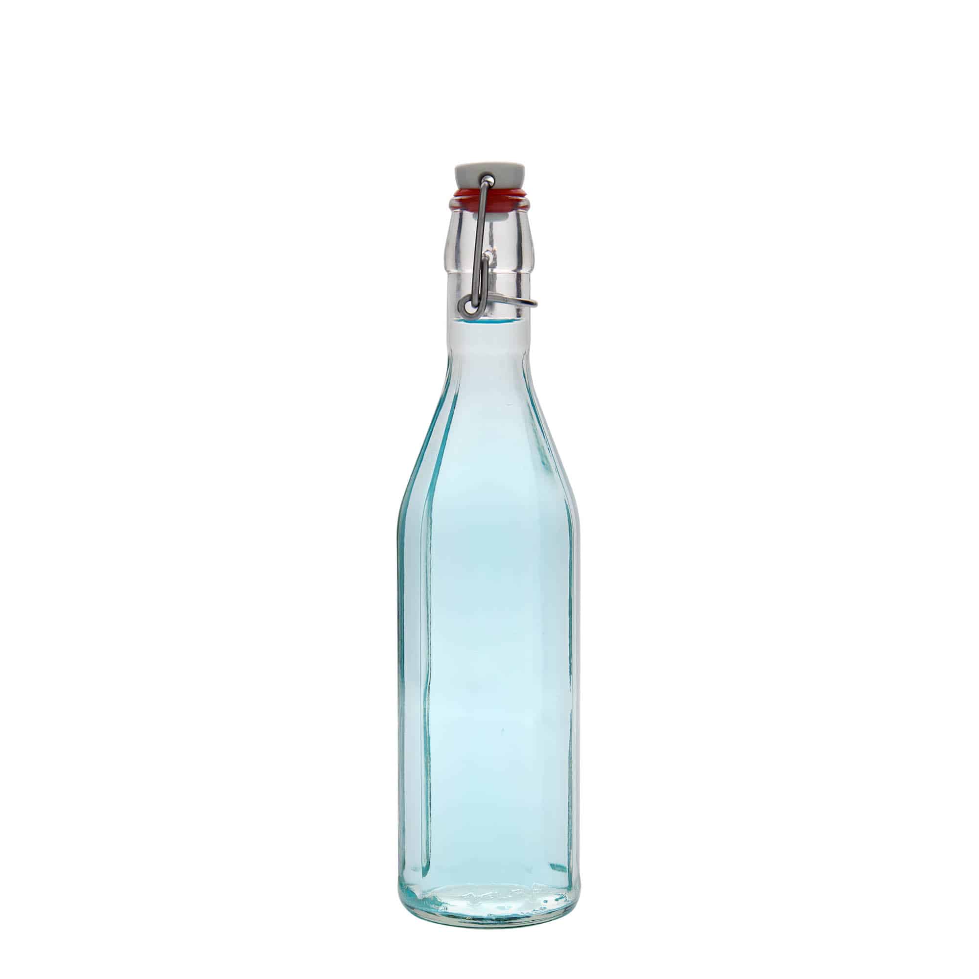 Skleněná lahev 500 ml 'Bravo', desetiúhelníková, uzávěr: třmenový uzávěr