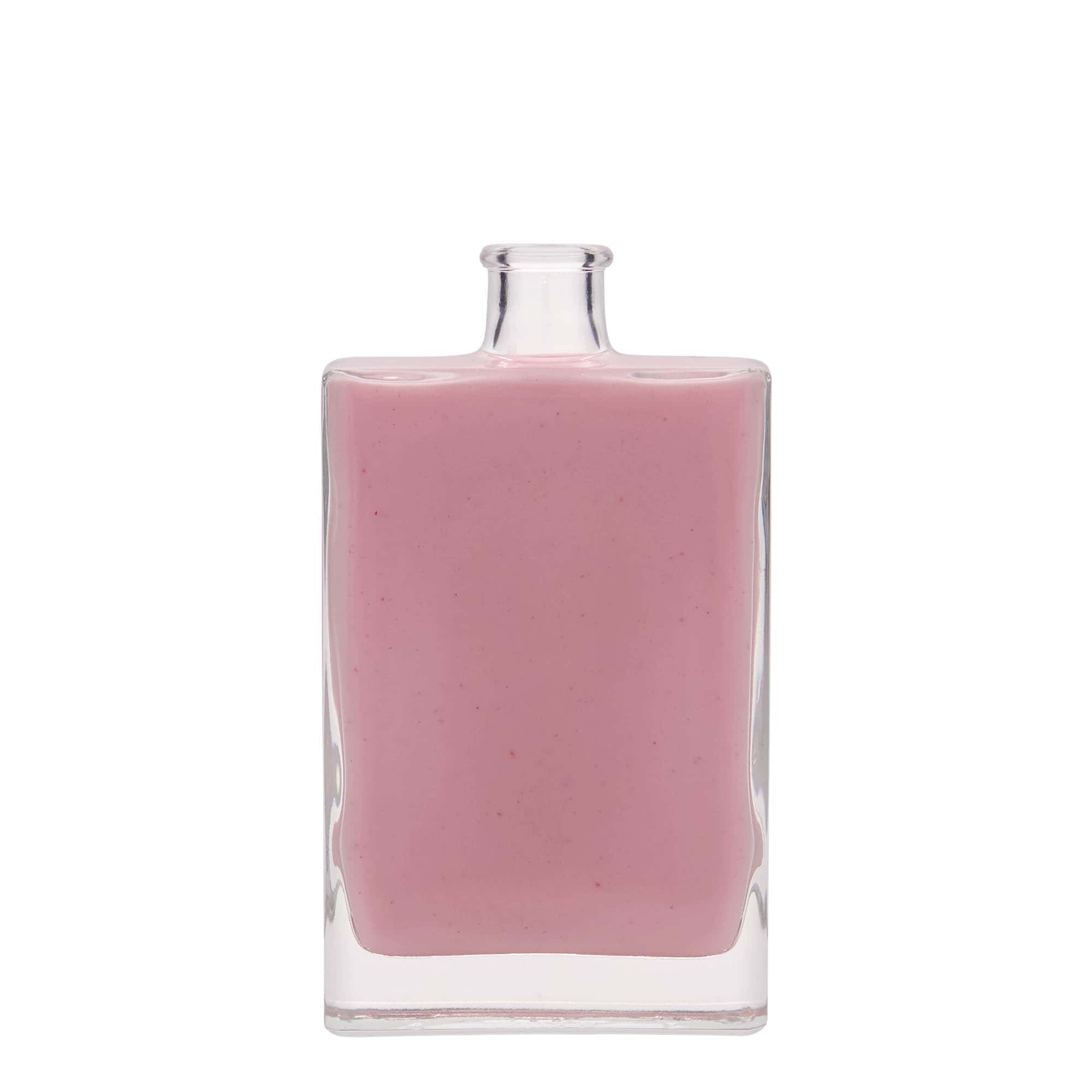 Skleněná lahev 350 ml 'Julia', hranatá, uzávěr: korek
