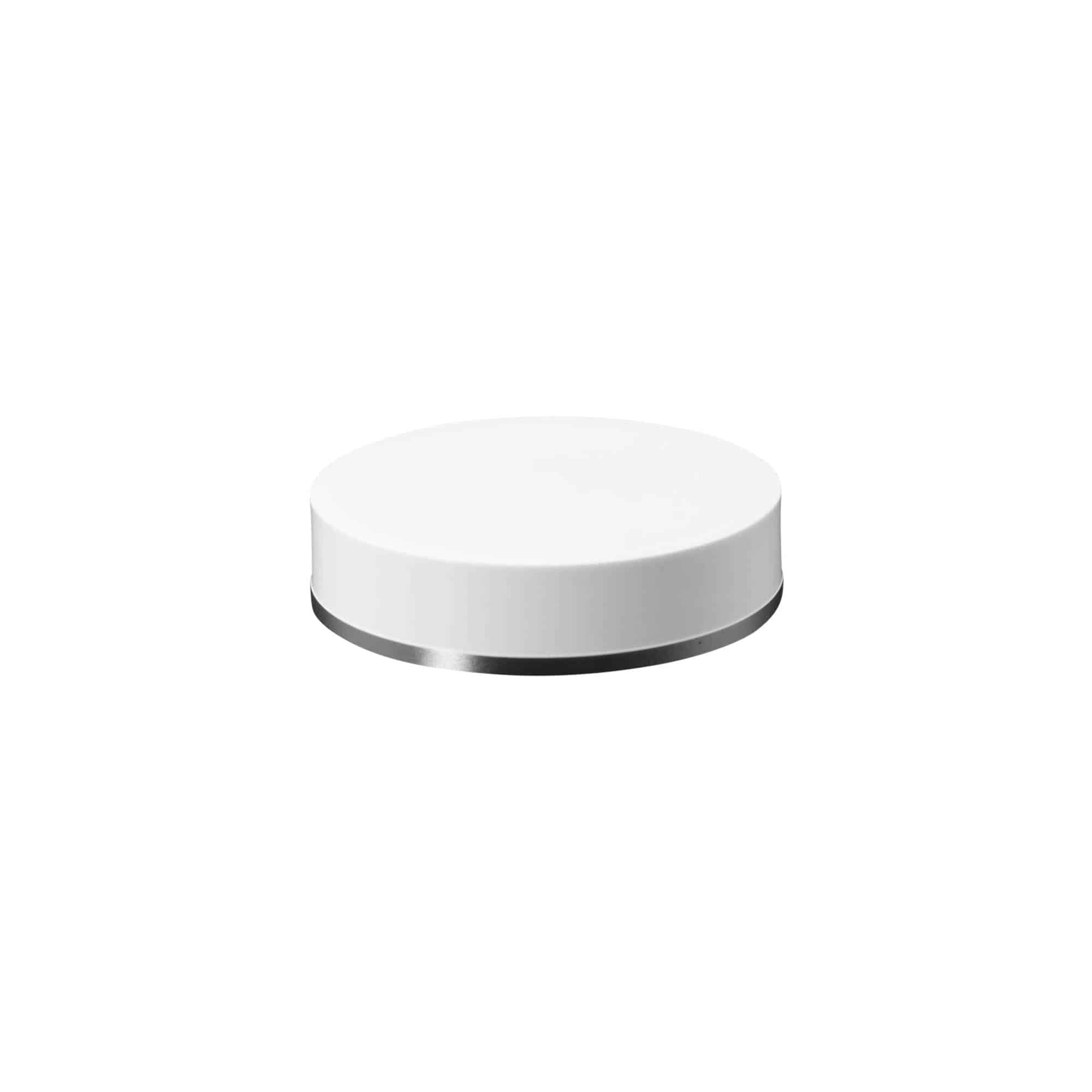 Šroubovací uzávěr 50 ml, SAN-plast, bílý Šroubovací uzávěr 50 ml, SAN-plast, bílý
