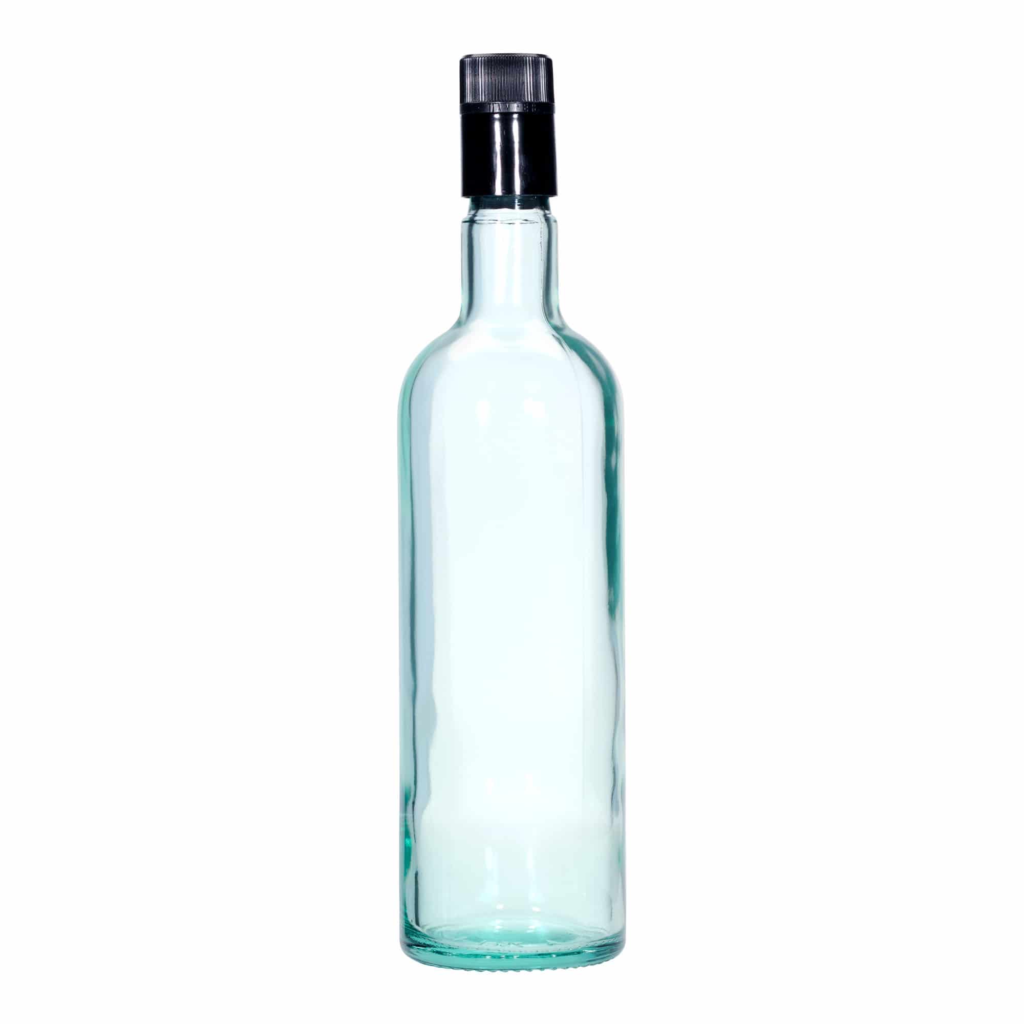 750 ml láhev na ocet/olej 'Willy New', sklo, světle zelená, hrdlo: DOP