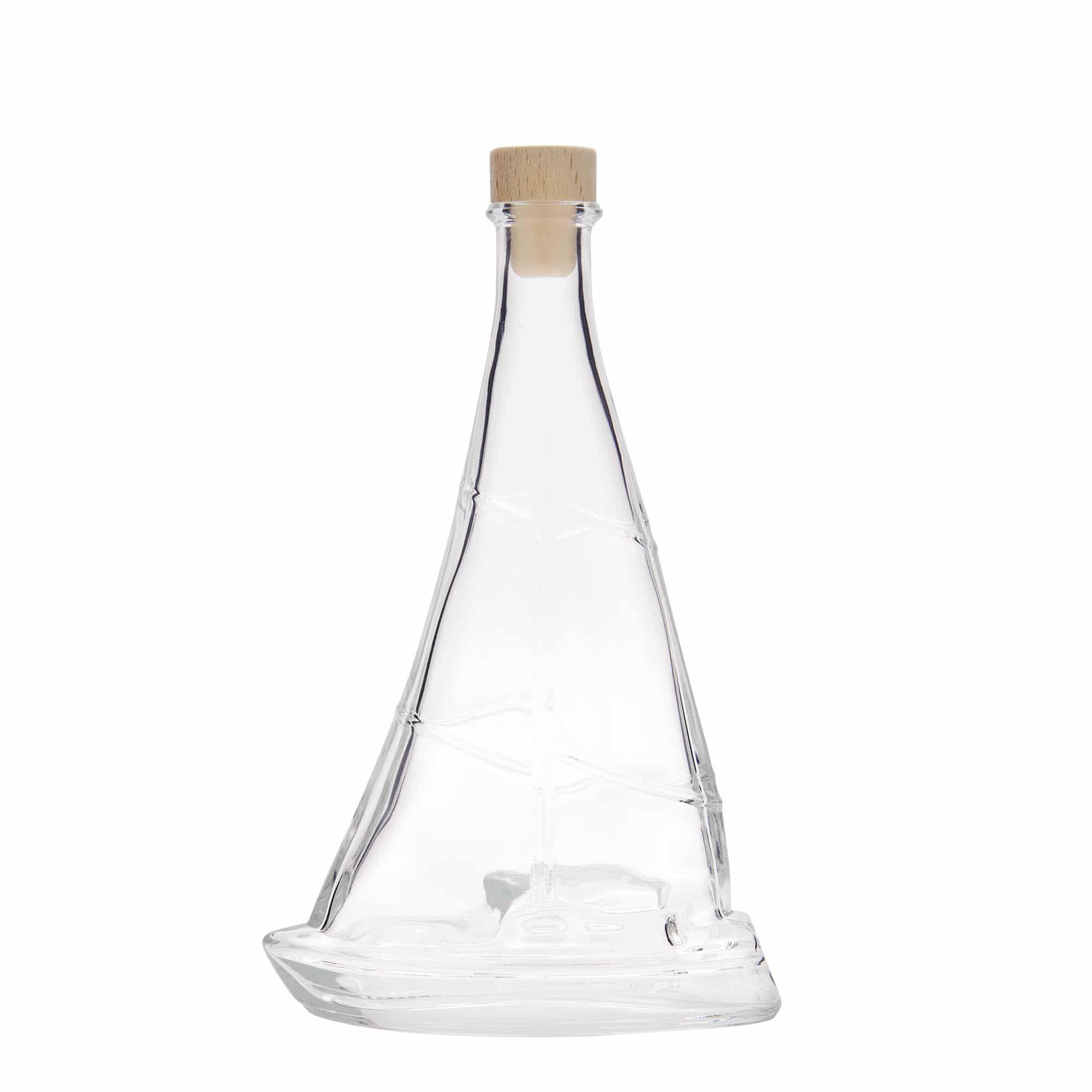 Skleněná lahev 350 ml 'Plachetnice', uzávěr: korek