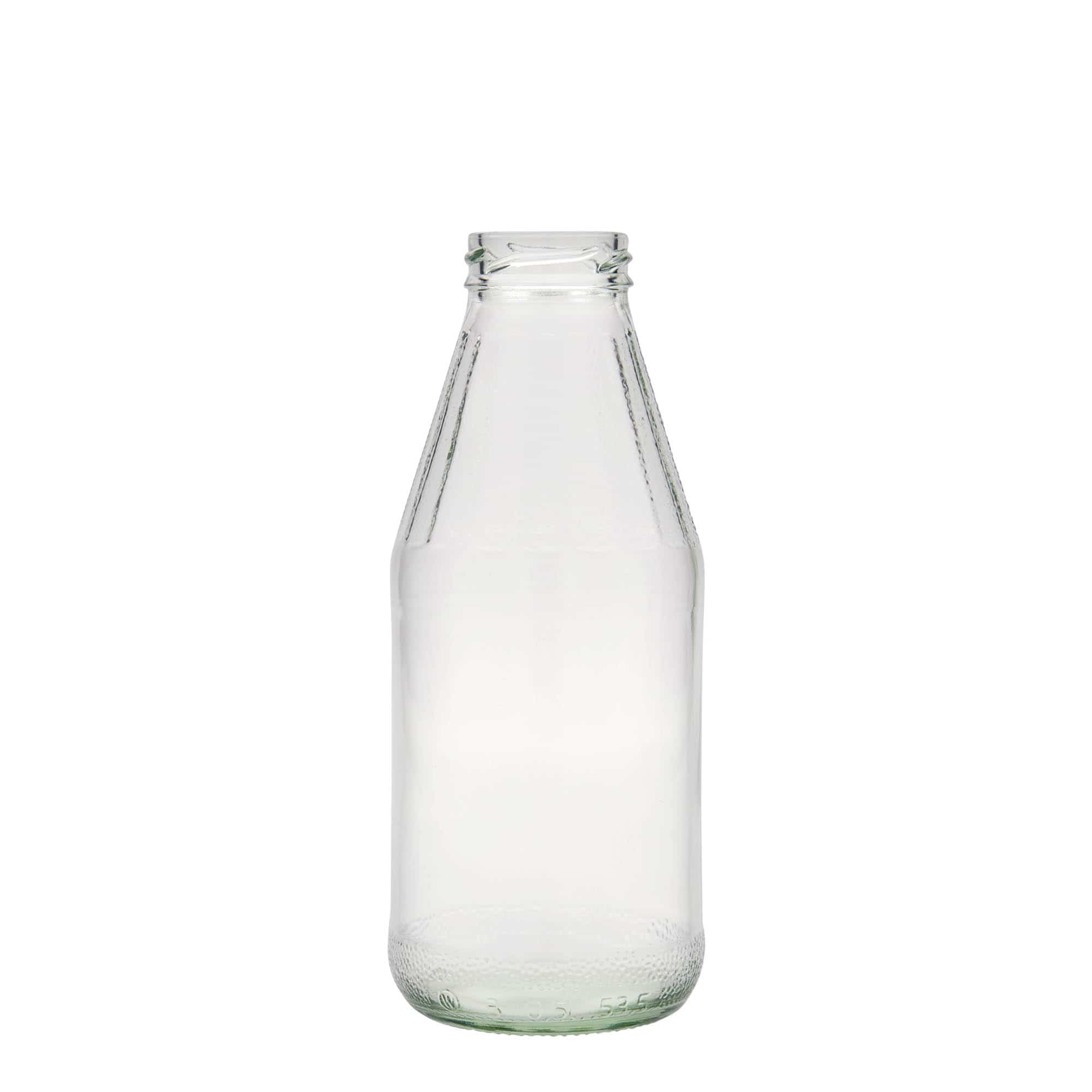 Univerzální lahev s širokým hrdlem 500 ml, sklo, ústí: Twist Off (TO 43)