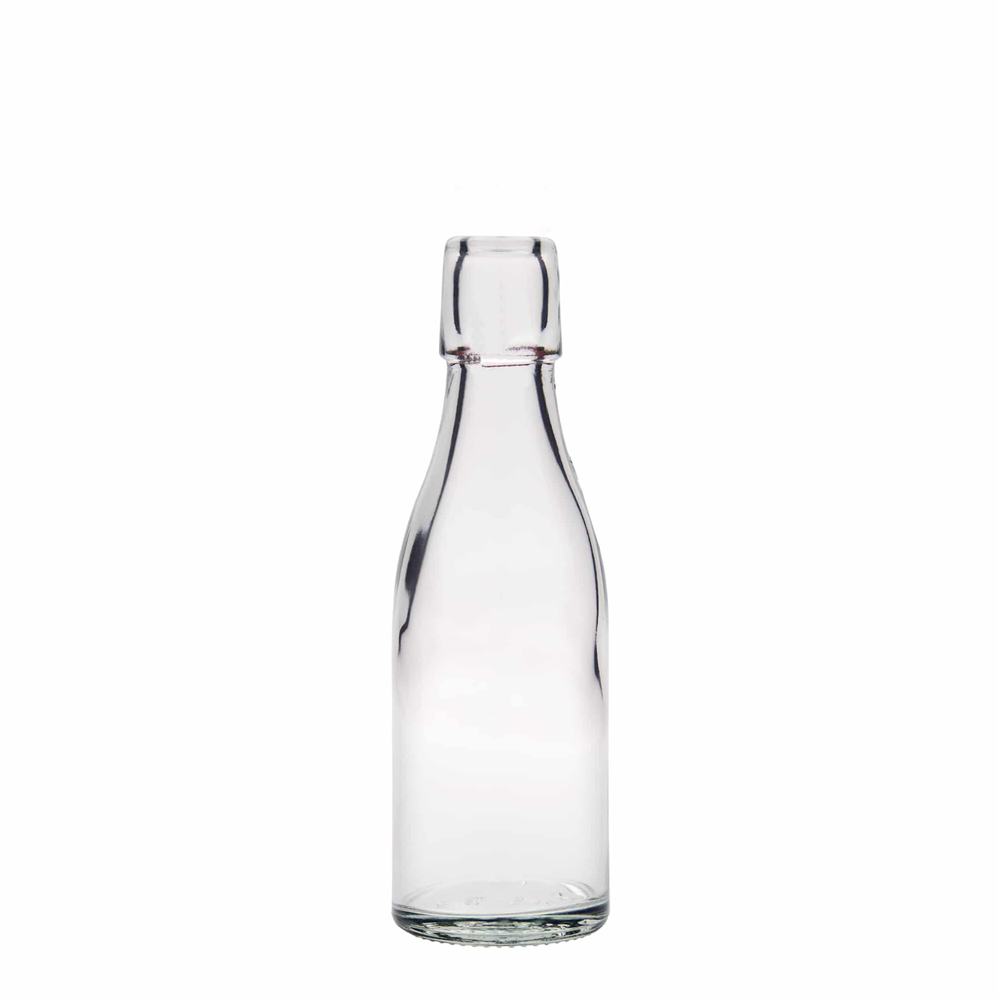 200 ml skleněná láhev „Paul“, hrdlo: spona na uzavření