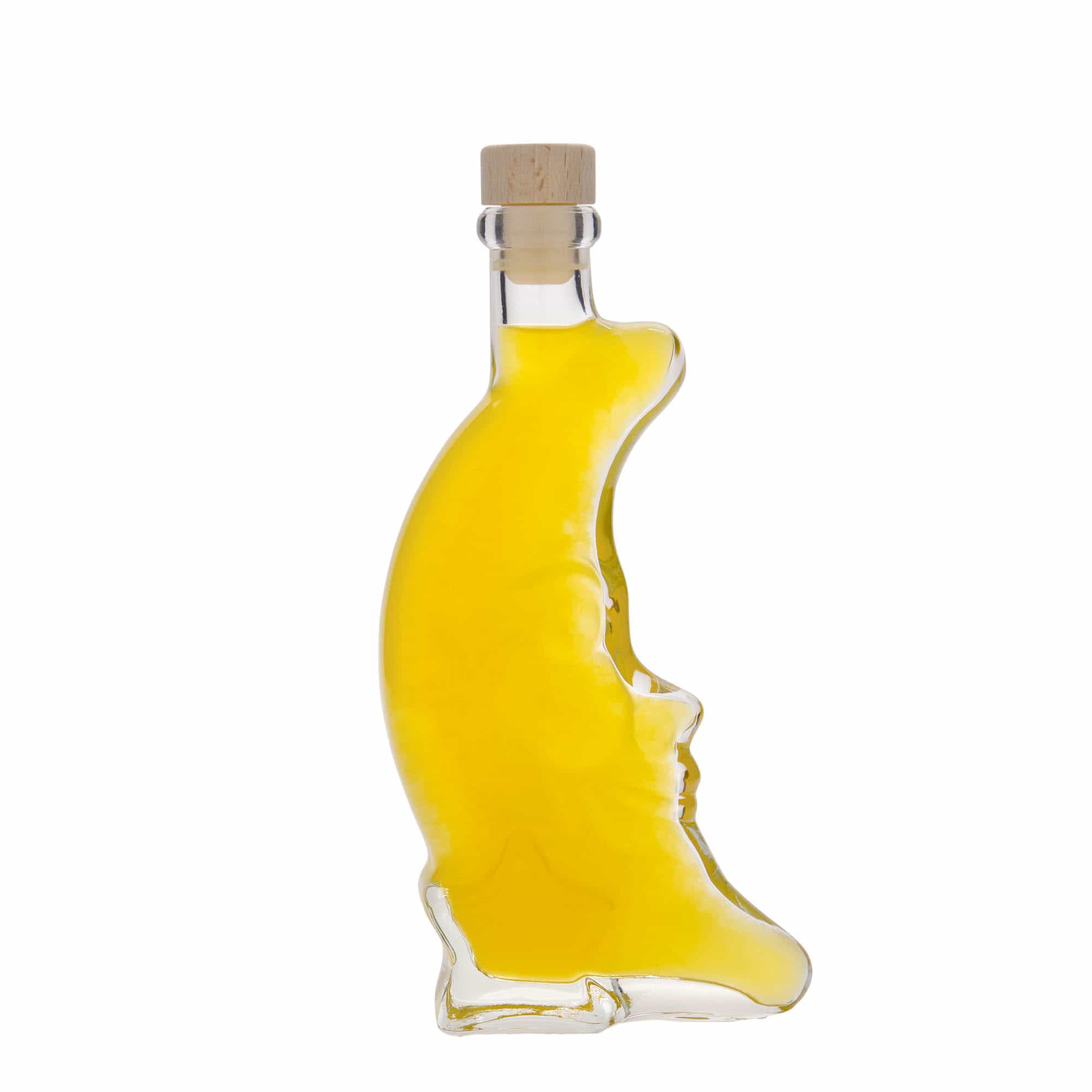 Skleněná lahev 200 ml 'Měsíc', uzávěr: korek