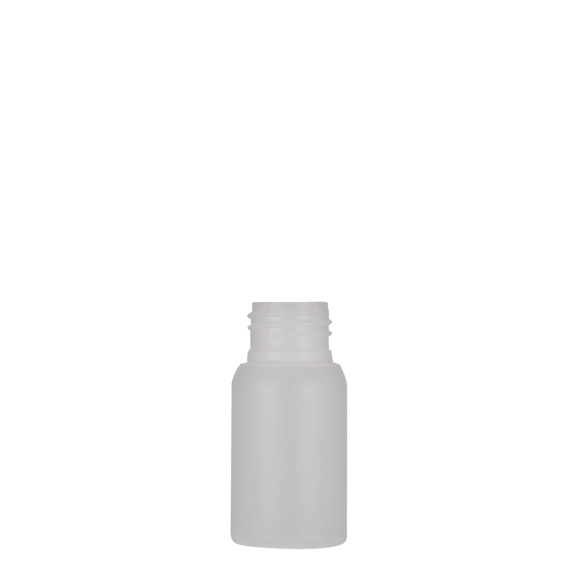 30 ml plastová lahvička „Tuffy“, HDPE, přírodní, hrdlo: 24/410