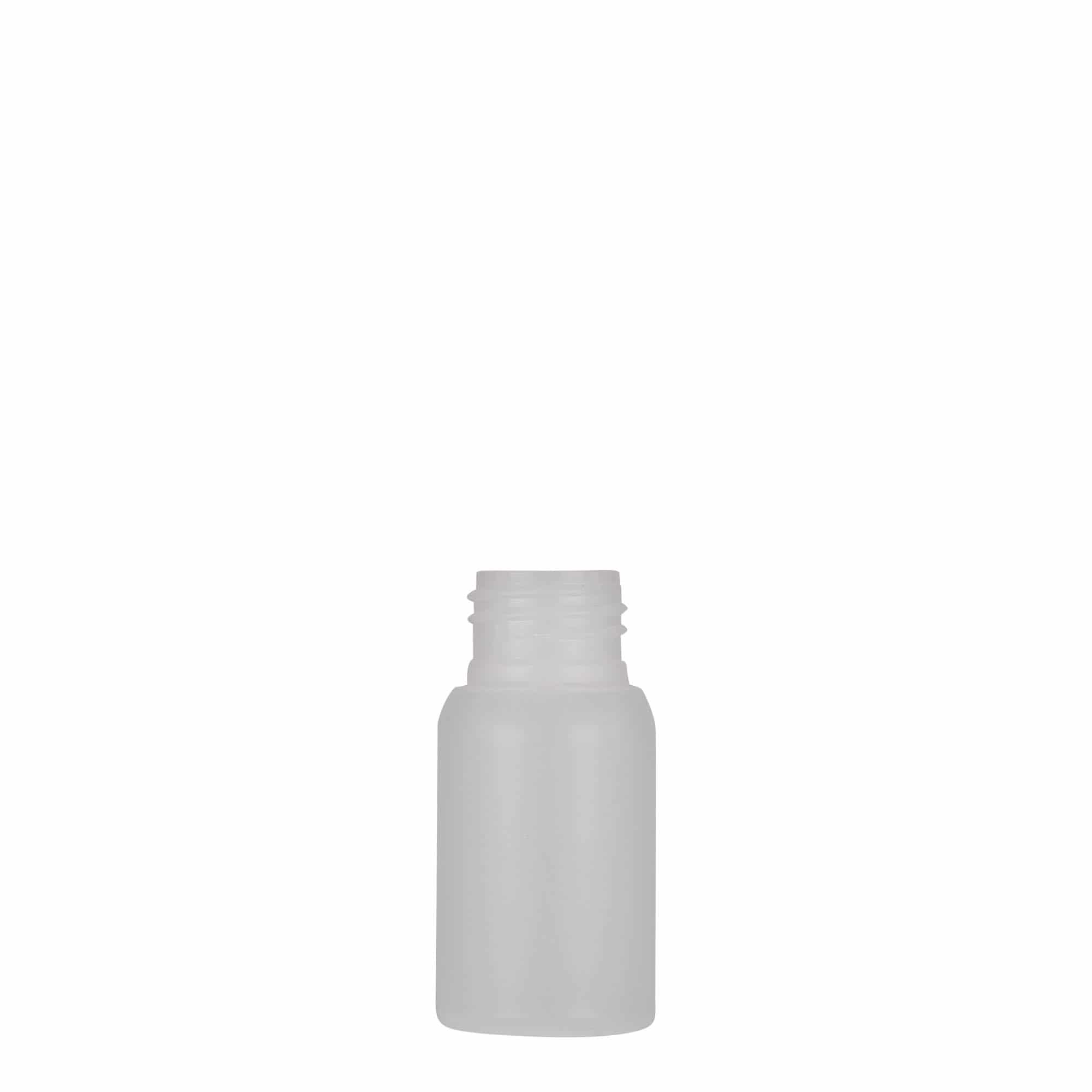30 ml plastová lahvička „Tuffy“, HDPE, přírodní, hrdlo: 24/410