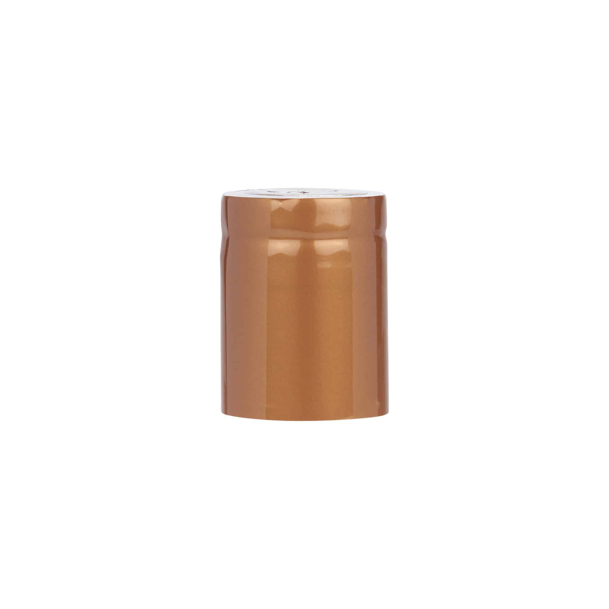 Smršťovací kapsle 32x41, plast PVC, bronzová Smršťovací kapsle 32x41, plast PVC, bronzová