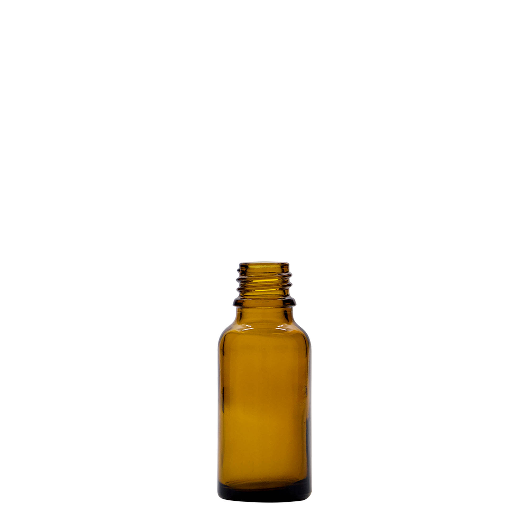 20 ml lékárenská lahvička, hnědé sklo, hrdlo: DIN 18 20 ml lékárenská lahvička, hnědé sklo, hrdlo: DIN 18