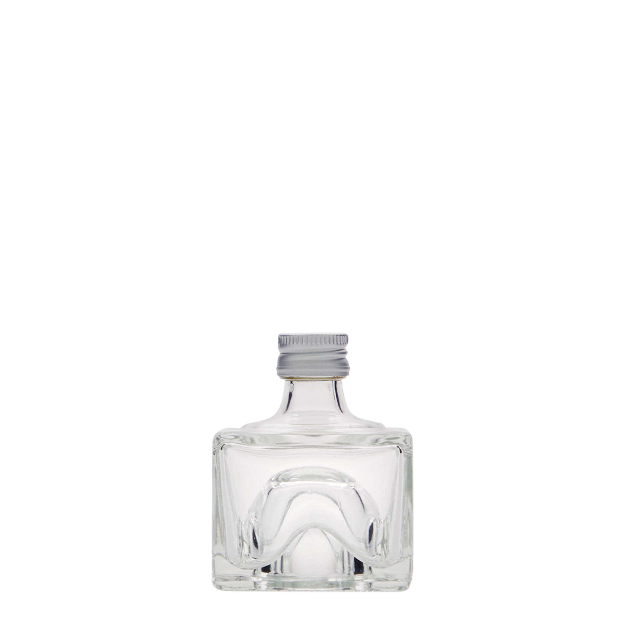 40 ml skleněná lahvička 'Cocolores', čtvercová, hrdlo: PP 18 40 ml skleněná lahvička 'Cocolores', čtvercová, hrdlo: PP 18