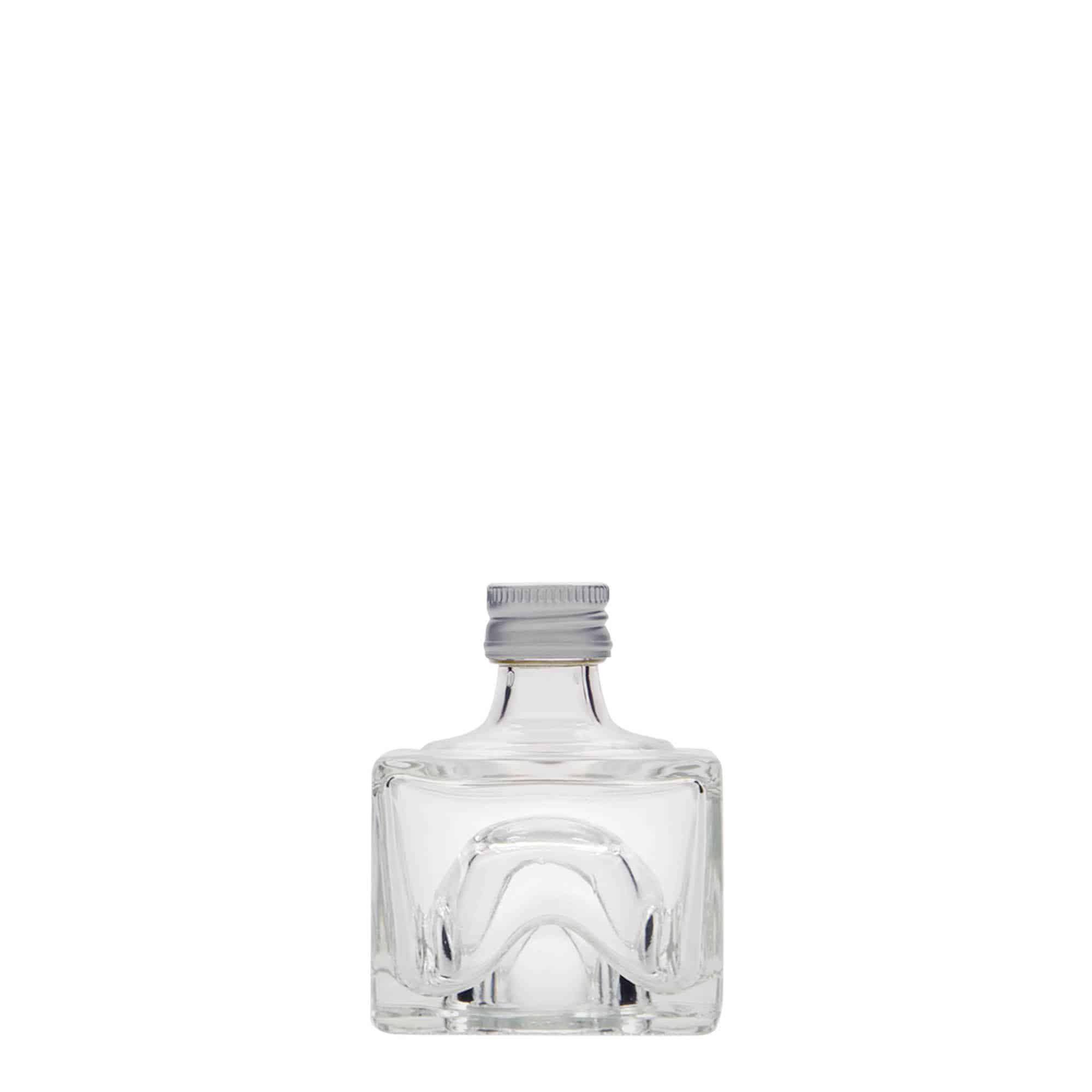 40 ml skleněná lahvička „Cocolores“, čtvercová, hrdlo: PP 18