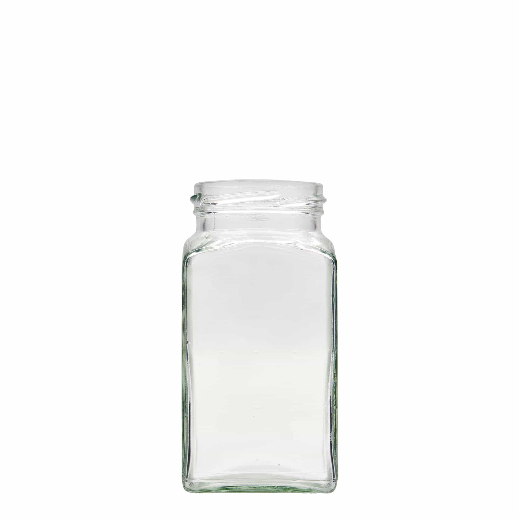 Čtyřúhelníková sklenice 312 ml, uzávěr: Twist Off (TO 58)