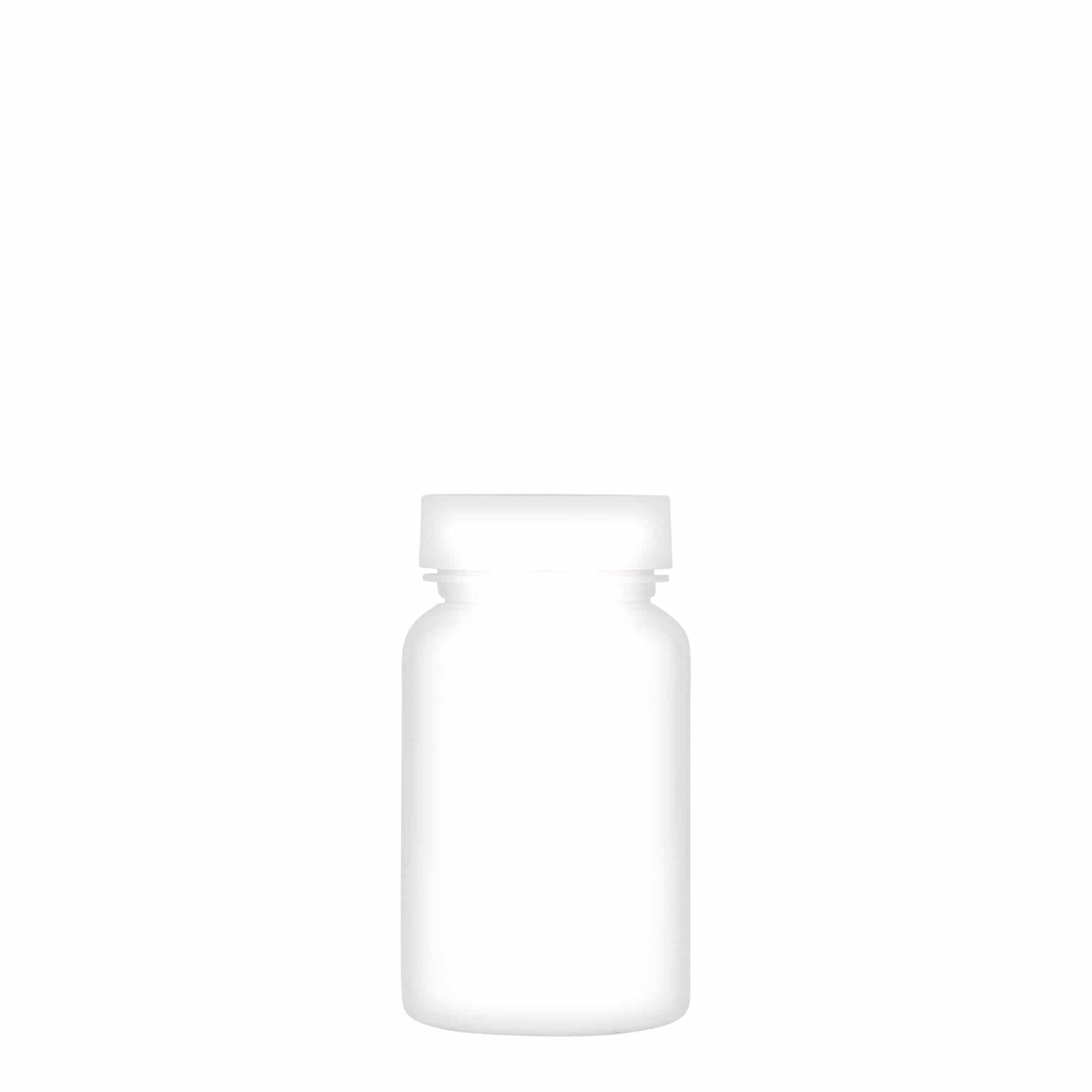 PET dóza 75 ml, plast, bílá, uzávěr: GPI 38/400