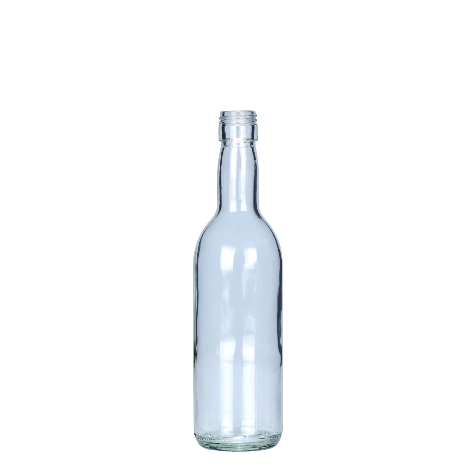 187 ml skleněná láhev „Bordeaux Airline“, hrdlo: PP 22