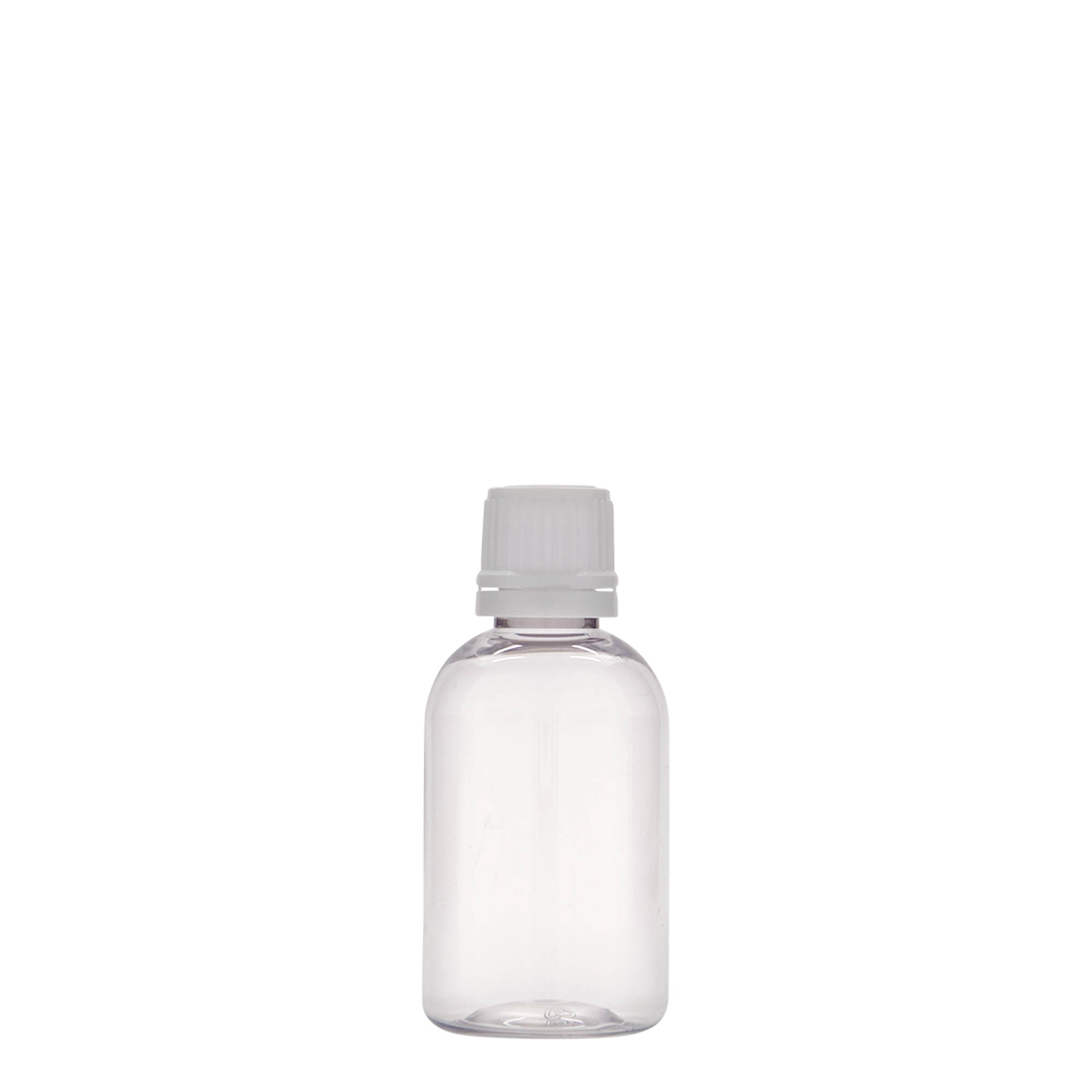 50 ml PET-lékovka „Easy Living“, plast, hrdlo: DIN 18