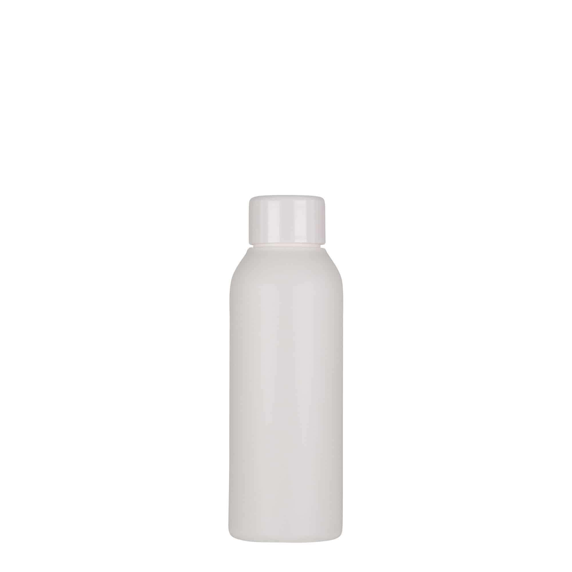 100 ml plastová lahvička „Tuffy“, HDPE, bílá, hrdlo: 24/410