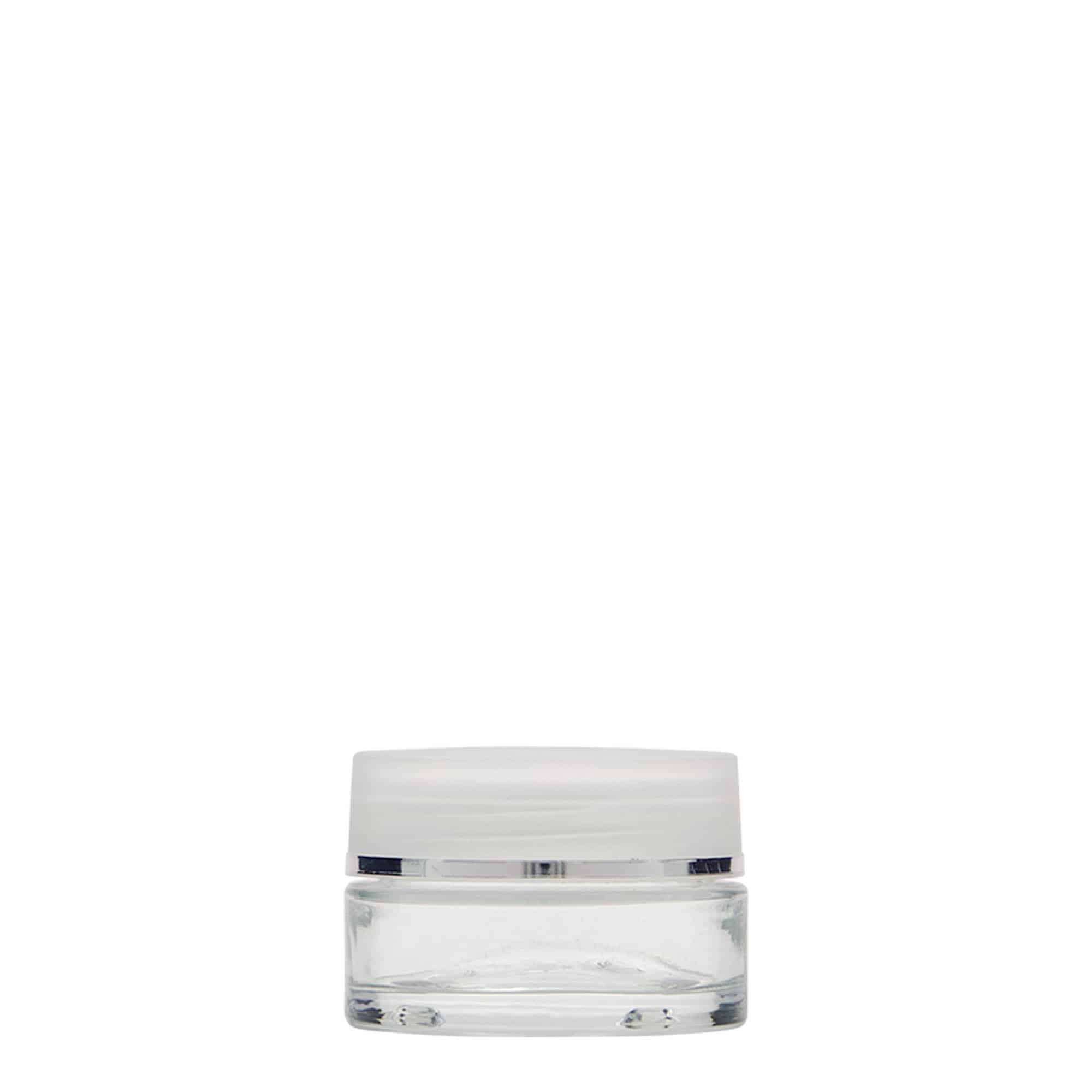 15 ml kelímek 'Clear Edition', sklo, hrdlo: závitové uzávěr