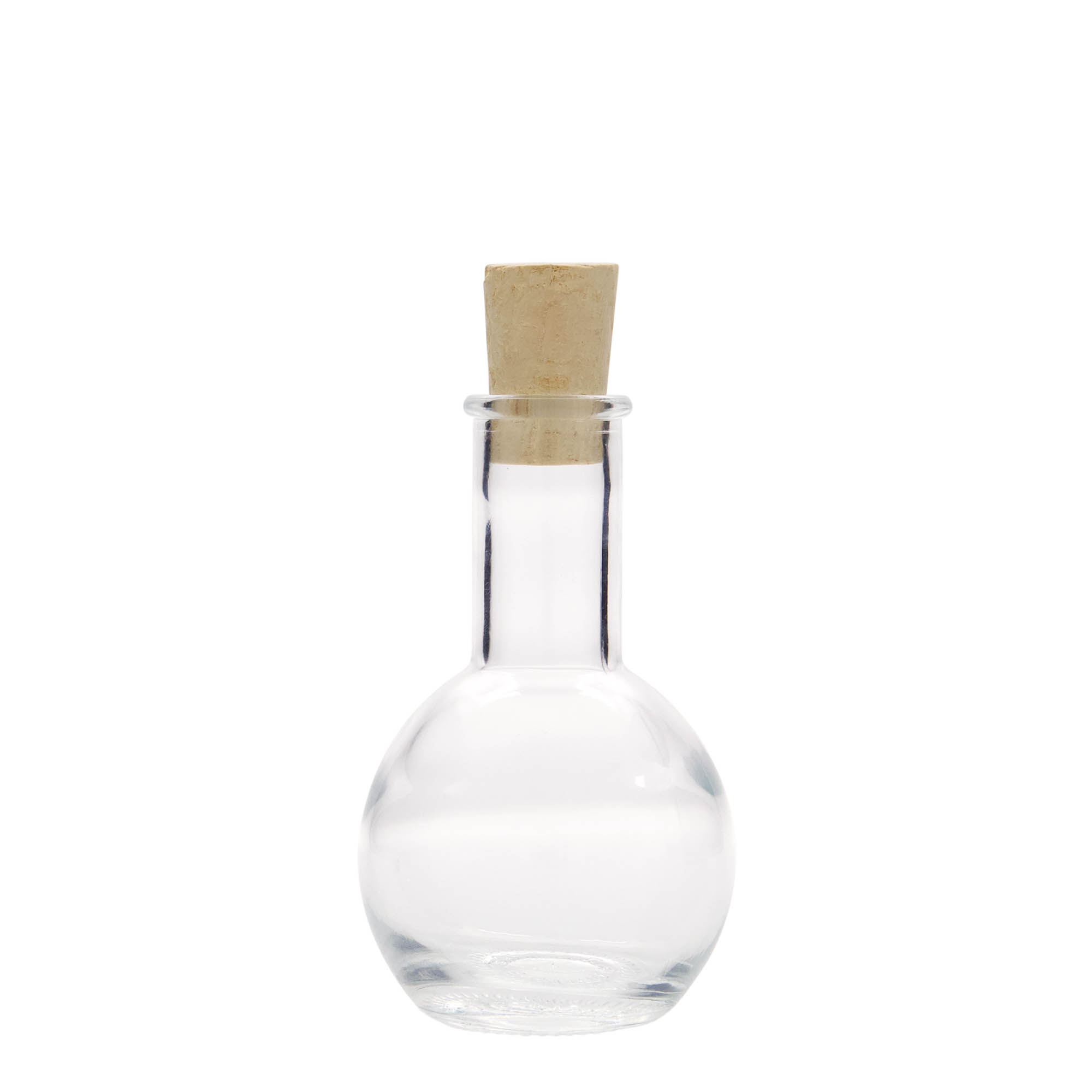 100 ml skleněná lahvička 'Tulipano', hrdlo: korek